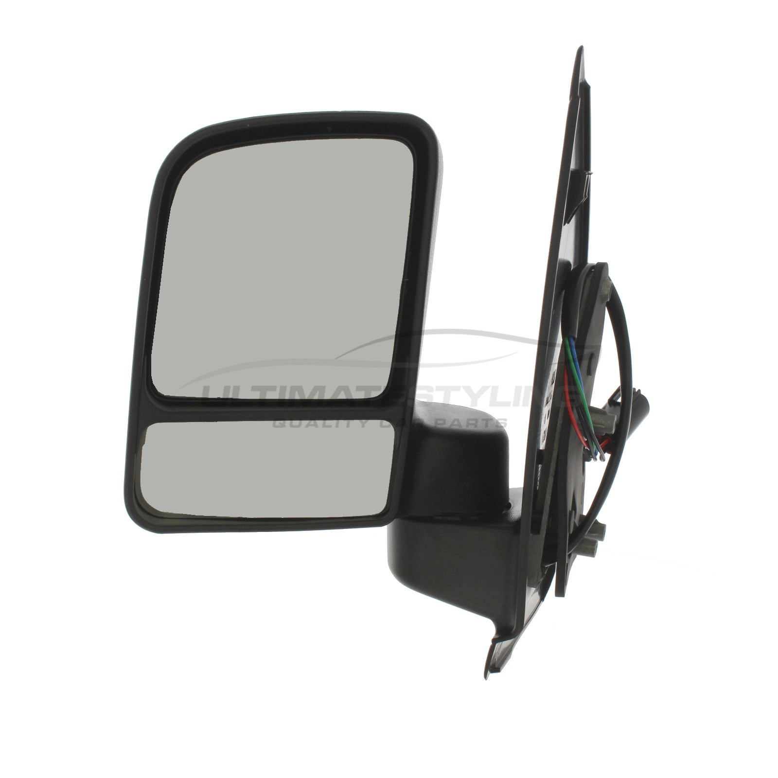 Ford Tourneo Connect / Transit Connect Wing Mirror / Door Mirror - Passenger Side (LH) - Electric adjustment - Heated Glass - Black