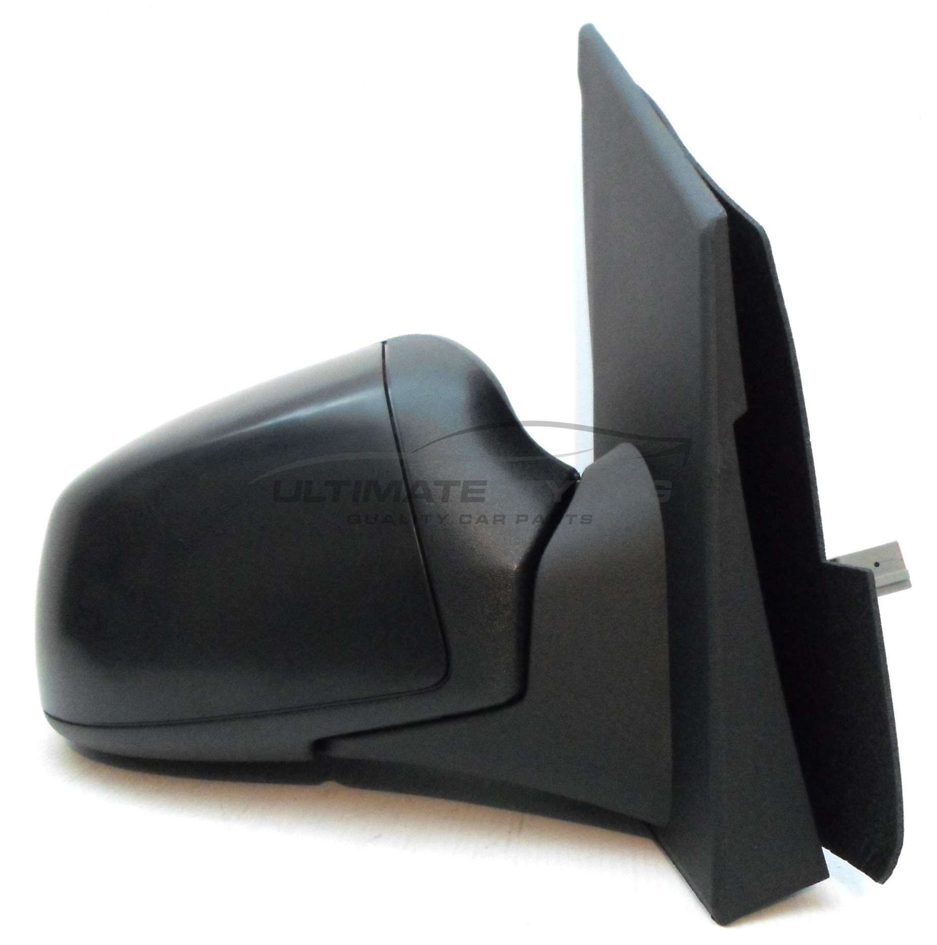 Ford Fiesta Wing Mirror / Door Mirror - Drivers Side (RH) - Electric adjustment - Heated Glass - Paintable - Black