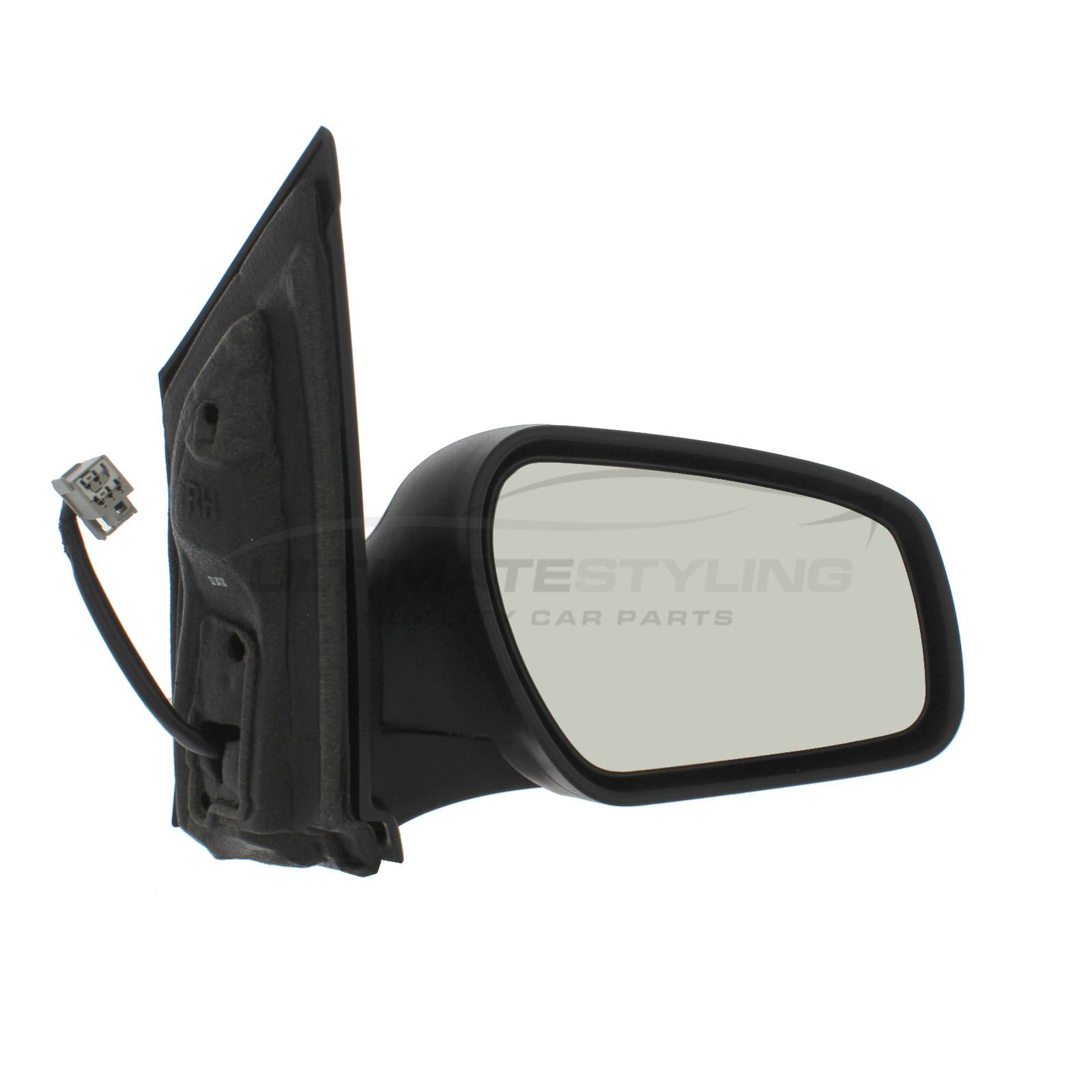 Ford Focus MK2 2004-2008 No Indicator Electric Heated Black Door Wing Mirror RH
