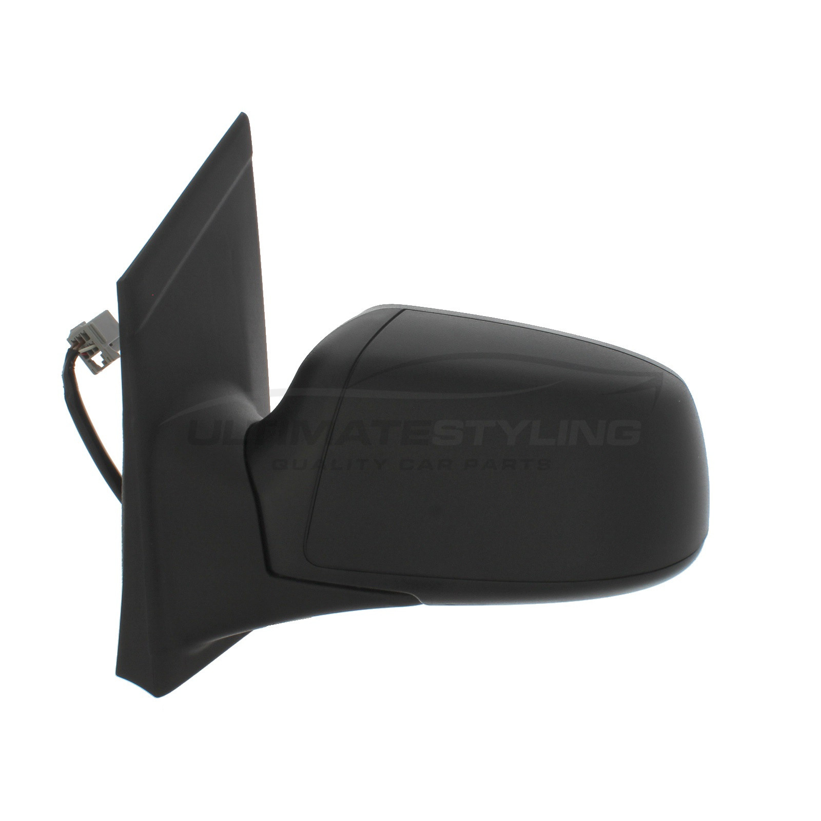 Ford Focus MK2 2004-2008 No Indicator Electric Heated Black Door Wing Mirror LH