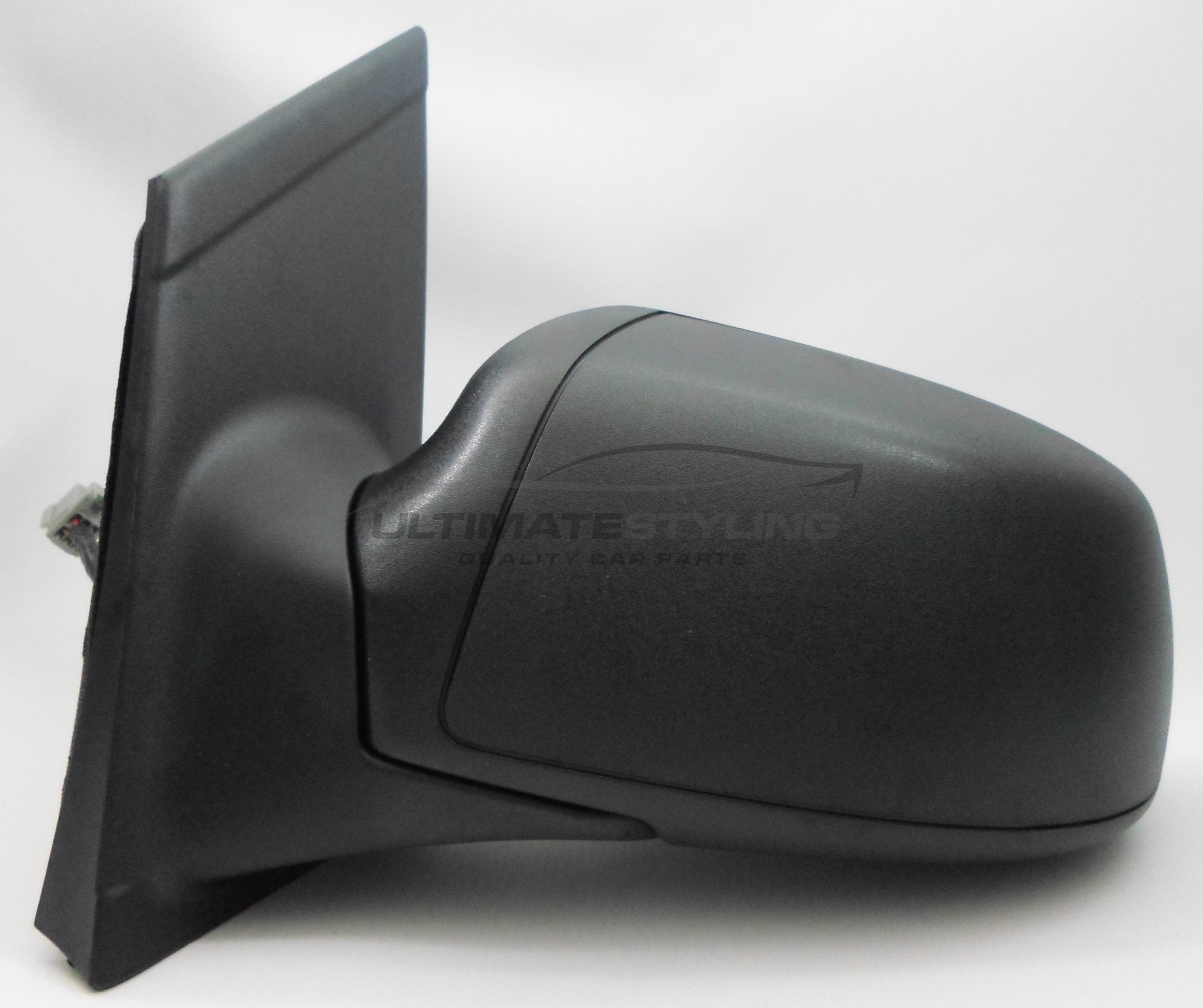 Ford Focus MK2 2004-2008 No Indicator Electric Heated Black Door Wing Mirror LH