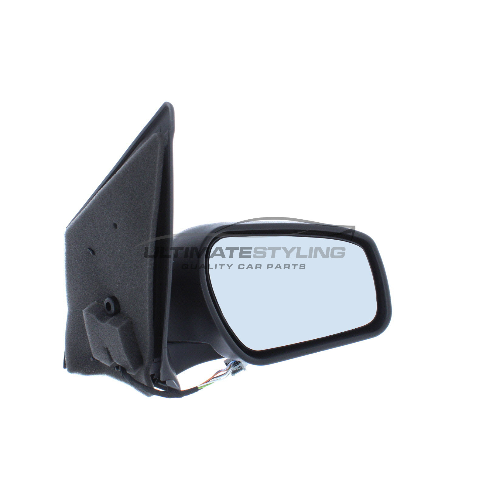 Ford Fusion Wing Mirror / Door Mirror - Drivers Side (RH) - Electric adjustment - Heated Glass - Power Folding - Paintable - Black