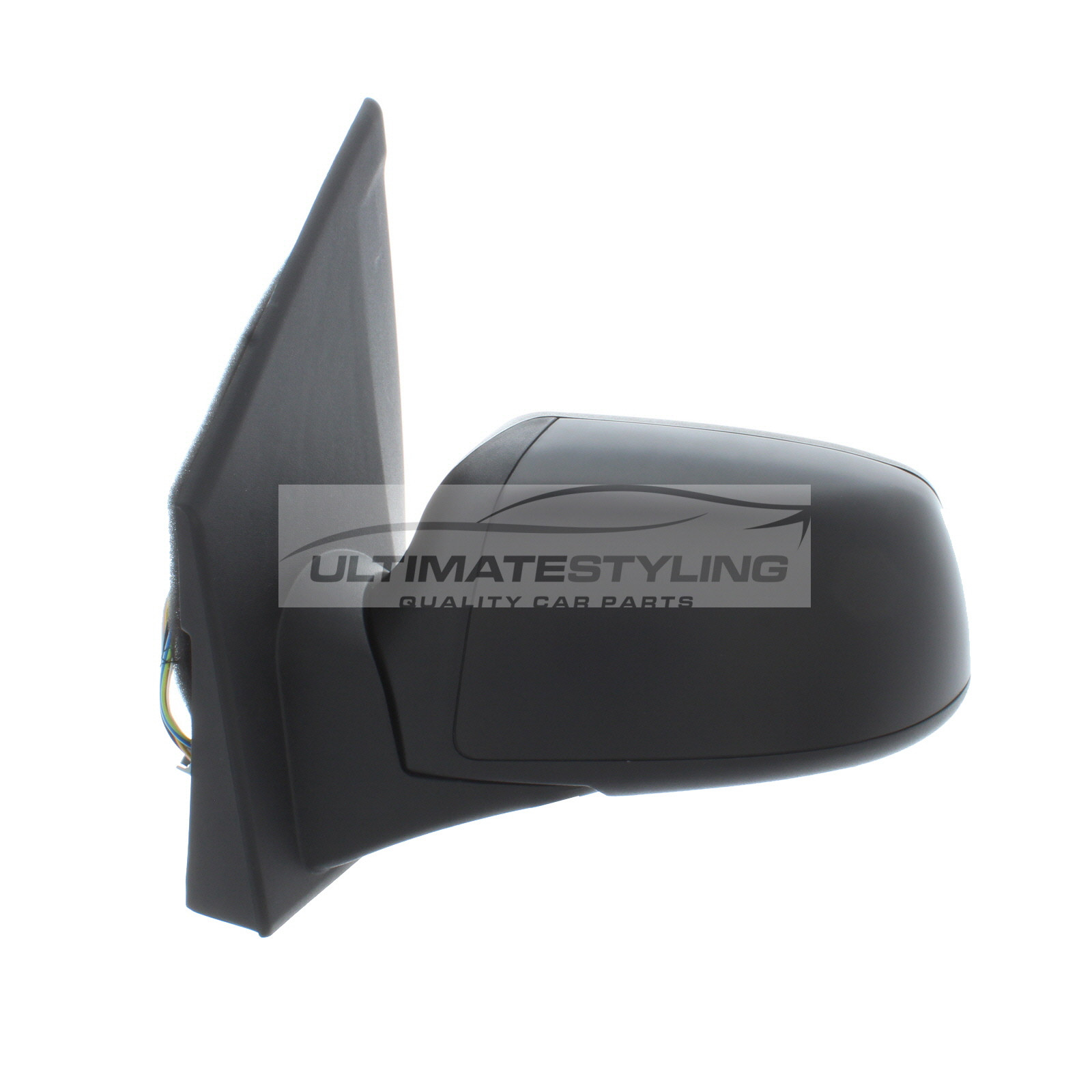 Ford Fusion Wing Mirror / Door Mirror - Passenger Side (LH) - Electric adjustment - Heated Glass - Power Folding - Paintable - Black