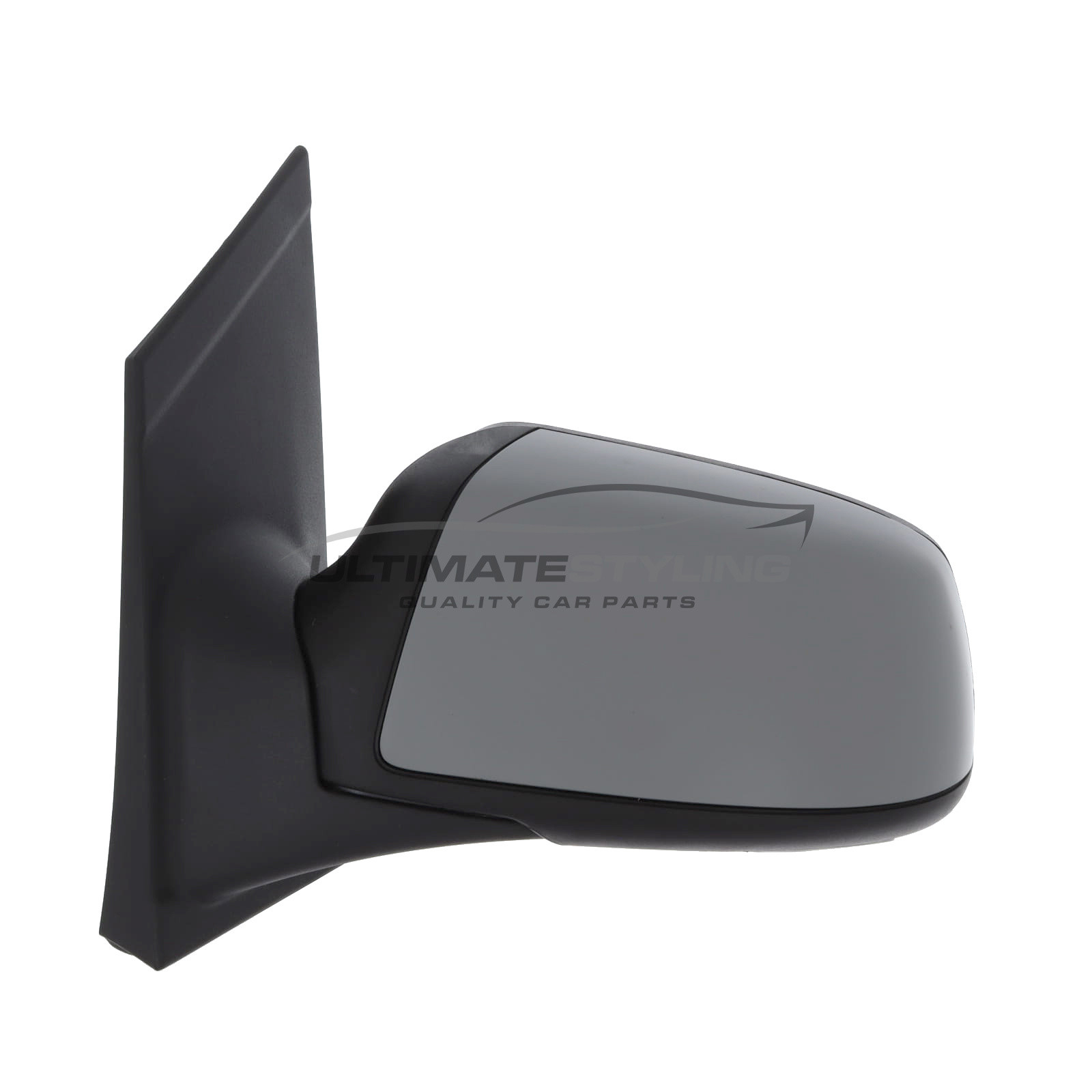 Ford Focus Mk2 2004-2008 Wing Door Mirror - Electric Power Folding - Heated - Convex Glass - Puddle Lamp - Primed Cover - Passengers Side Nearside Left Hand