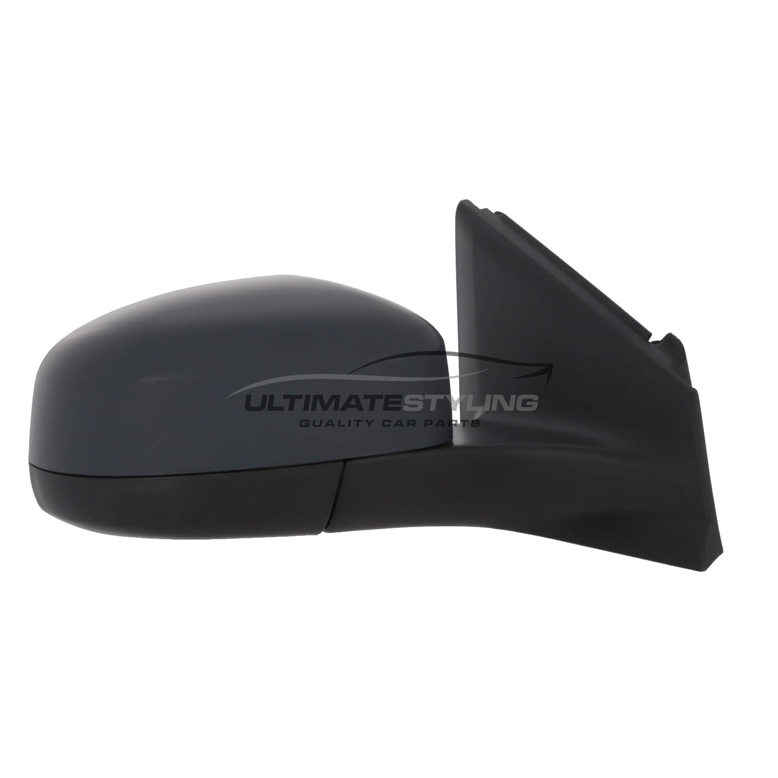 Ford Mondeo Mk4 2007-2011 Wing Door Mirror - Electric Power Folding - Heated - Aspherical Glass - Puddle Lamp - Primed Cover - Drivers Side Offside Right Hand