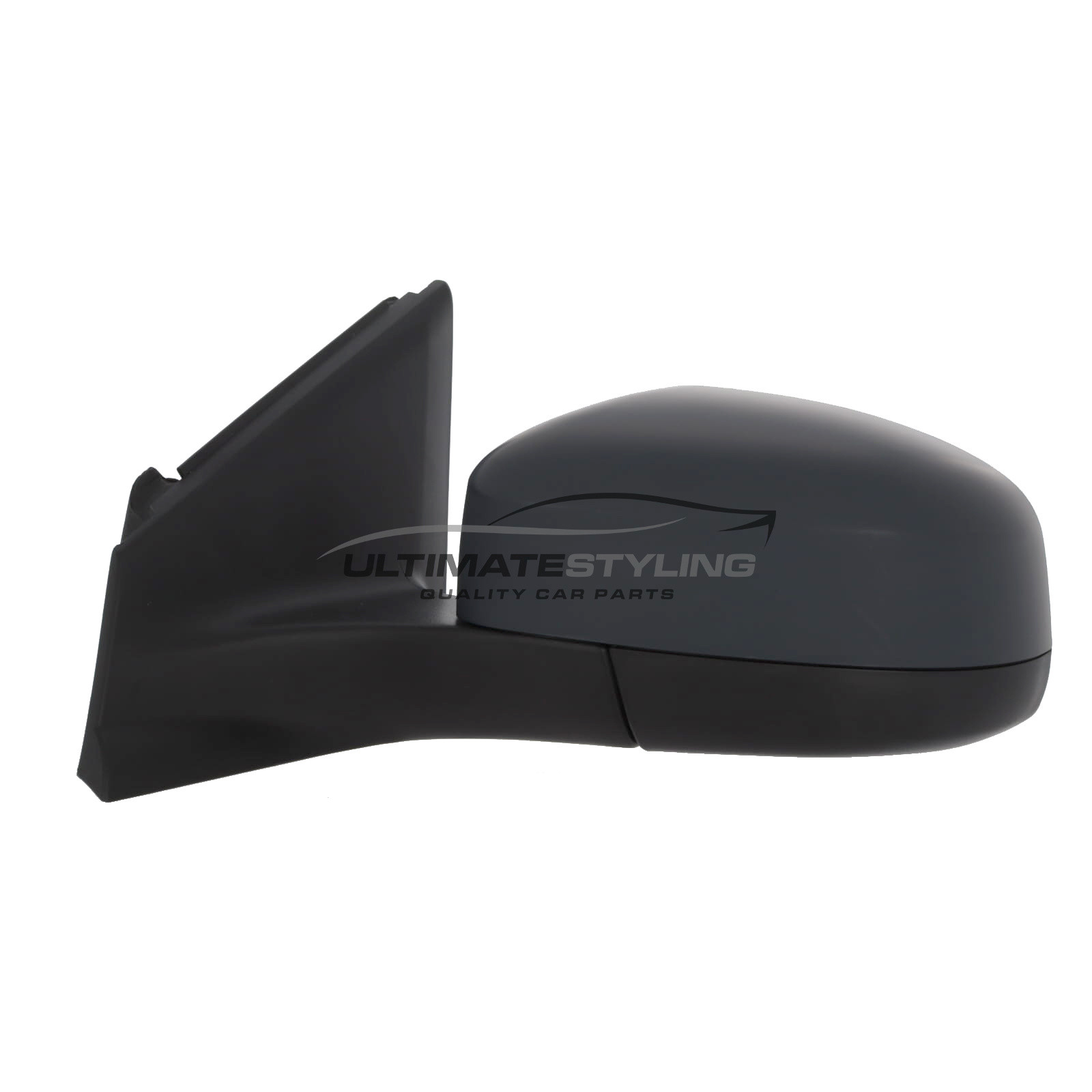 Ford Mondeo Mk4 2007-2011 Wing Door Mirror - Electric Power Folding - Heated - Aspherical Glass - Puddle Lamp - Primed Cover - Passengers Side Nearside Left Hand