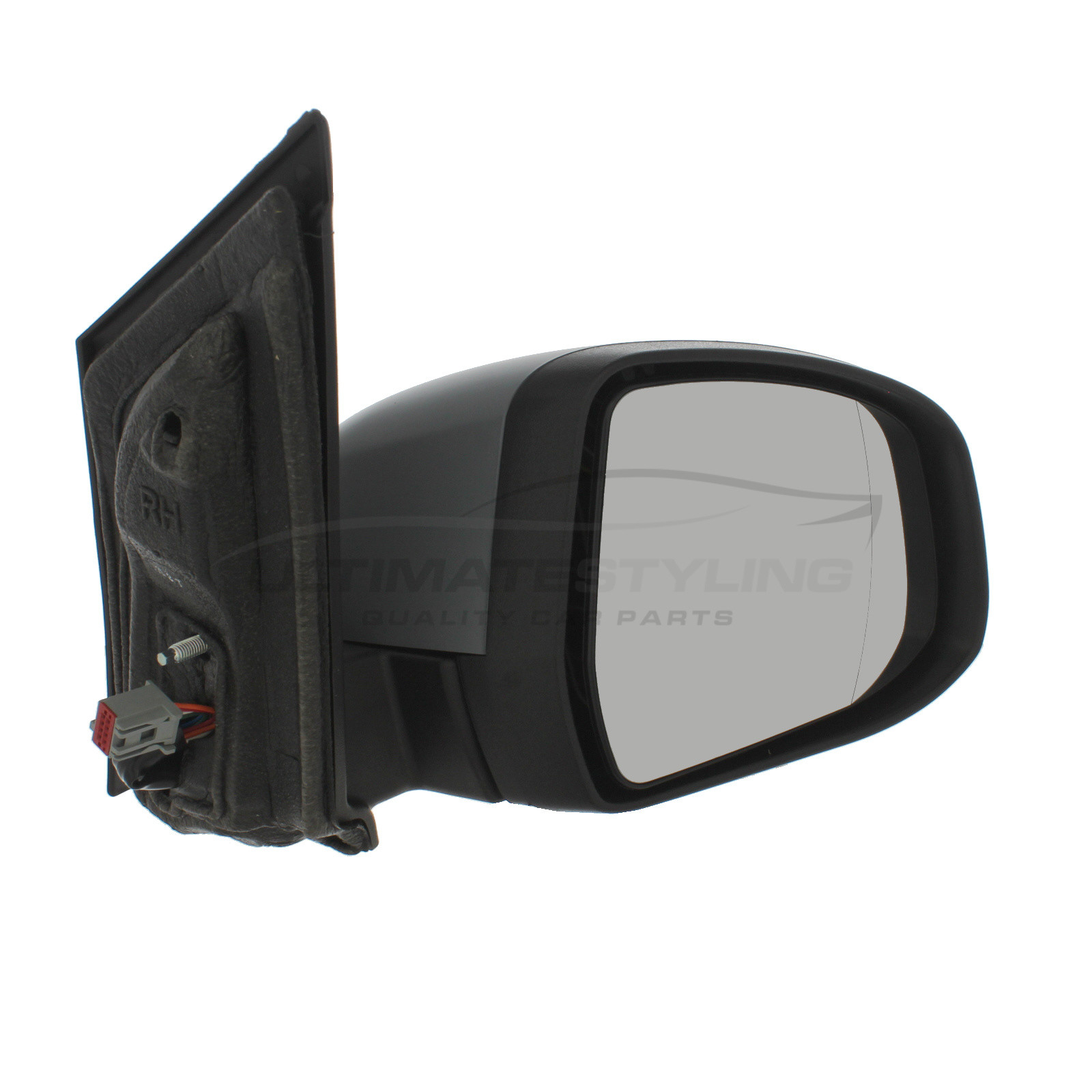 Ford Focus MK2 2008-2012 With Indicator Electric Heated Power Fold Puddle Lamp Primed Door Wing Mirror RH