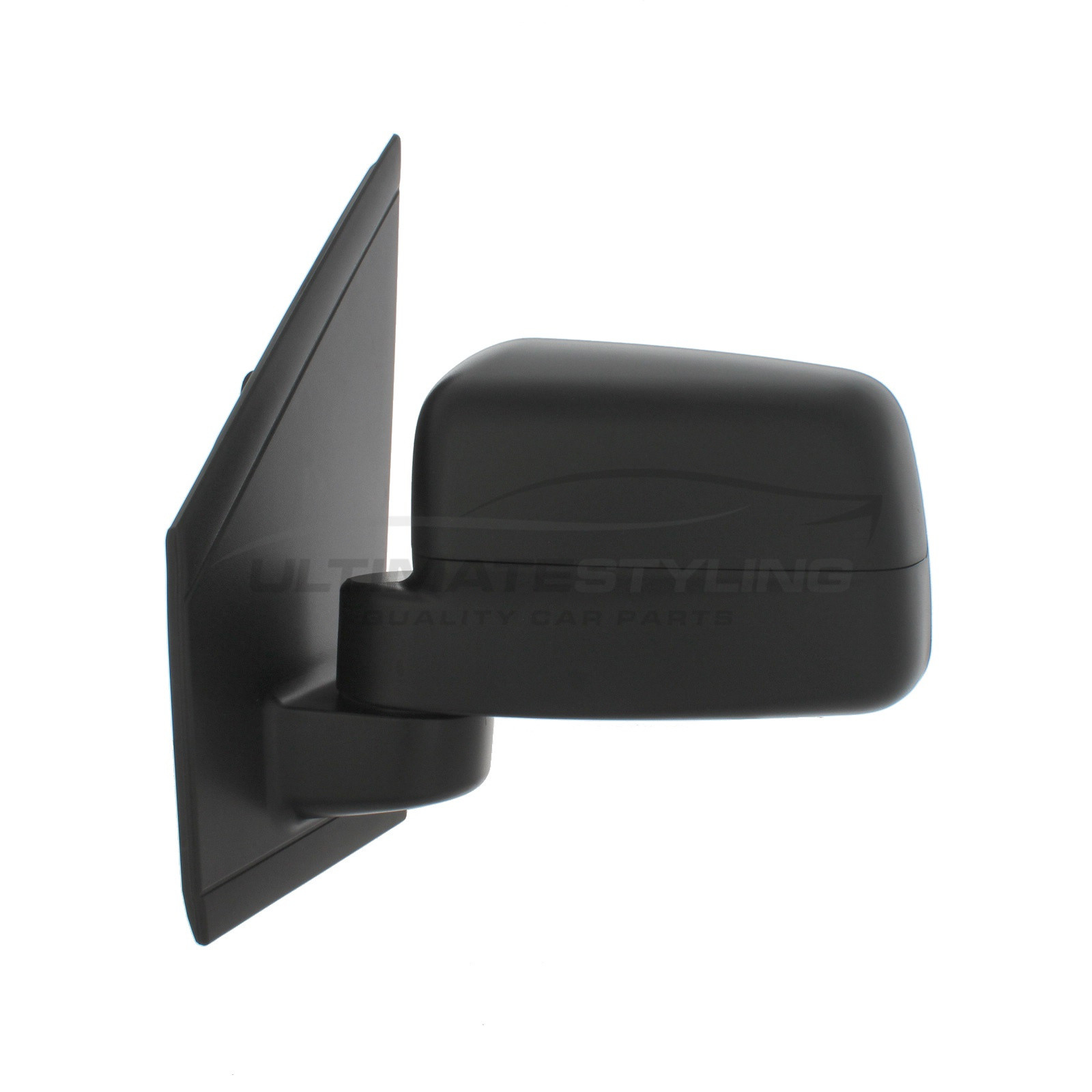 Ford Tourneo Connect Wing Mirror / Door Mirror - Passenger Side (LH) - Manual adjustment - Non-Heated Glass - Black