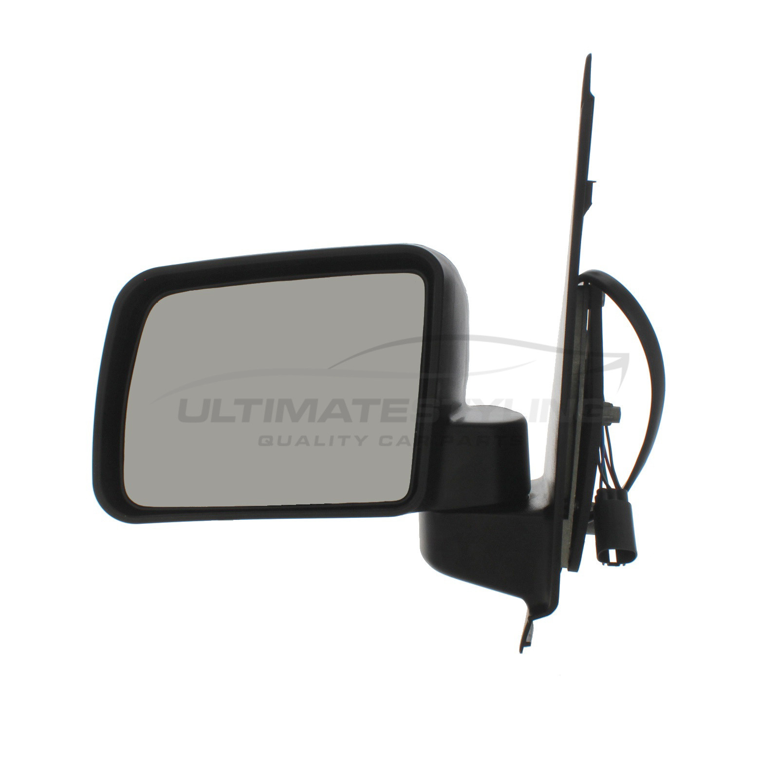 Ford Tourneo Connect Wing Mirror / Door Mirror - Passenger Side (LH) - Electric adjustment - Heated Glass - Black