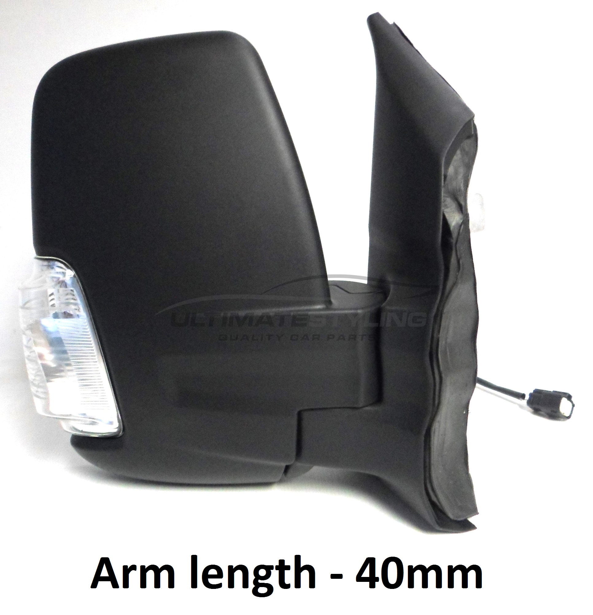 Ford Transit Mk8 2014-> Replacement Short Arm Manual Wing Mirror RH