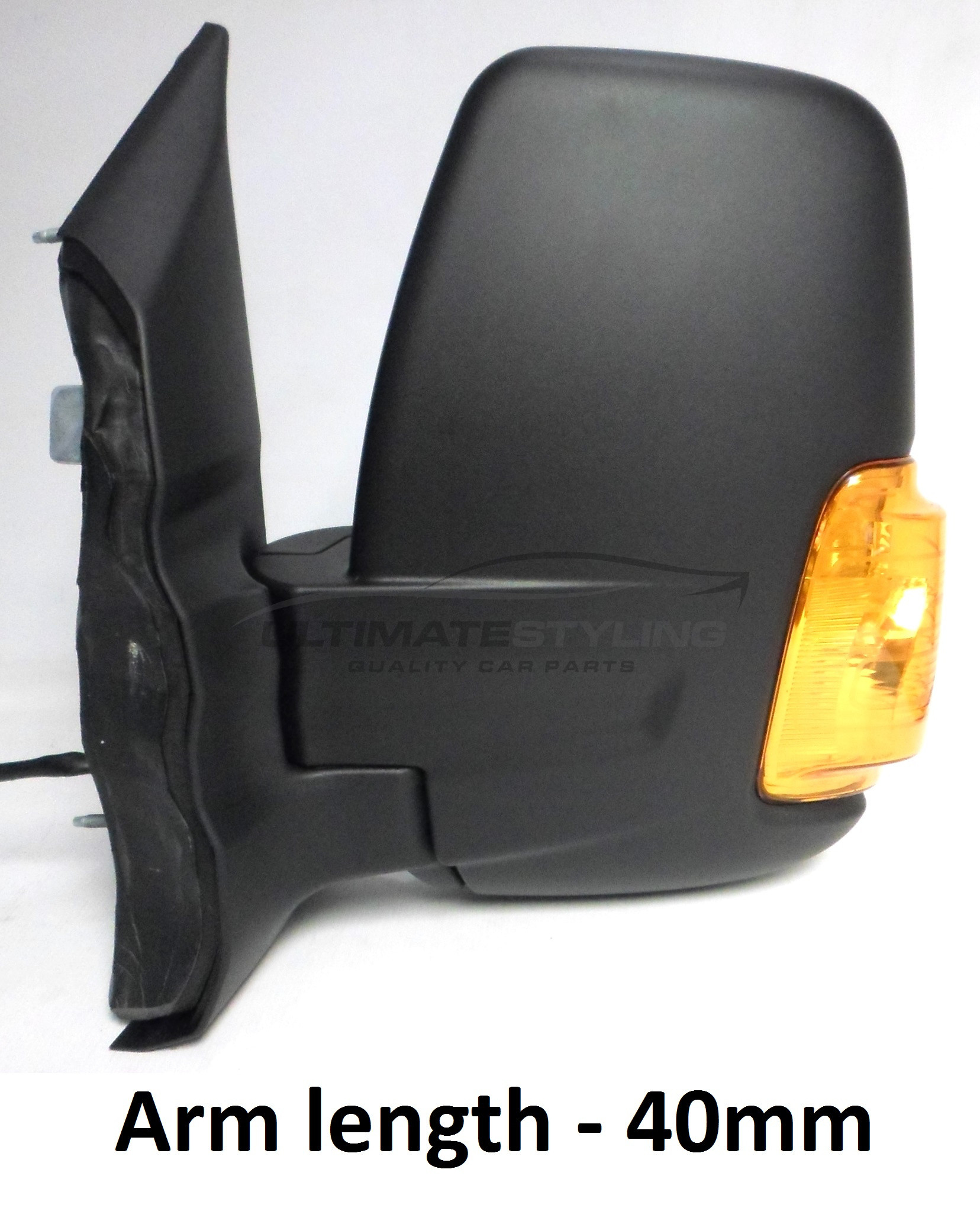 Ford Transit Mk8 2014-> Replacement Short Arm Manual Wing Mirror LH