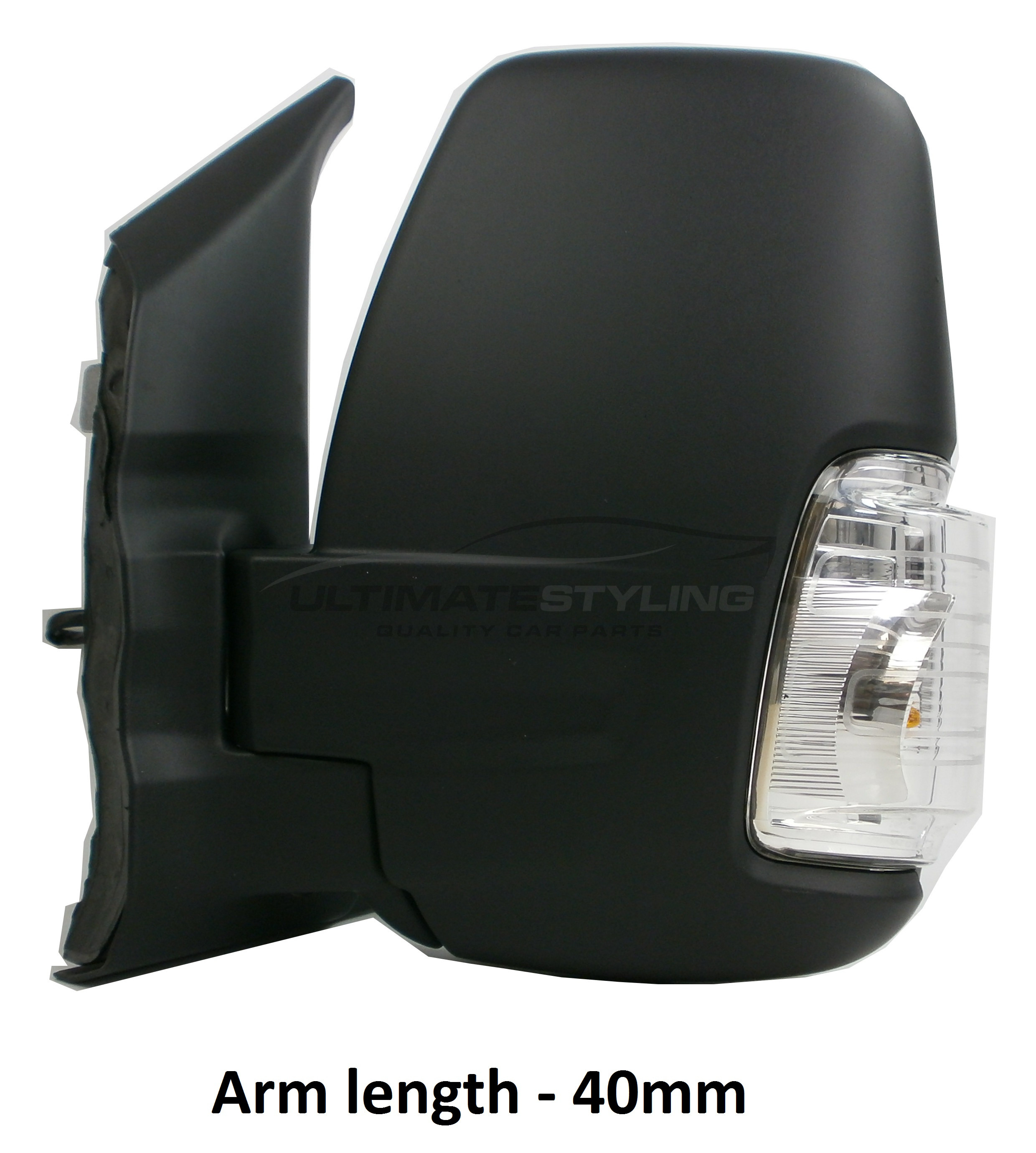 Ford Transit Mk8 2014-> Replacement Short Arm Electric Power Fold Wing Mirror LH