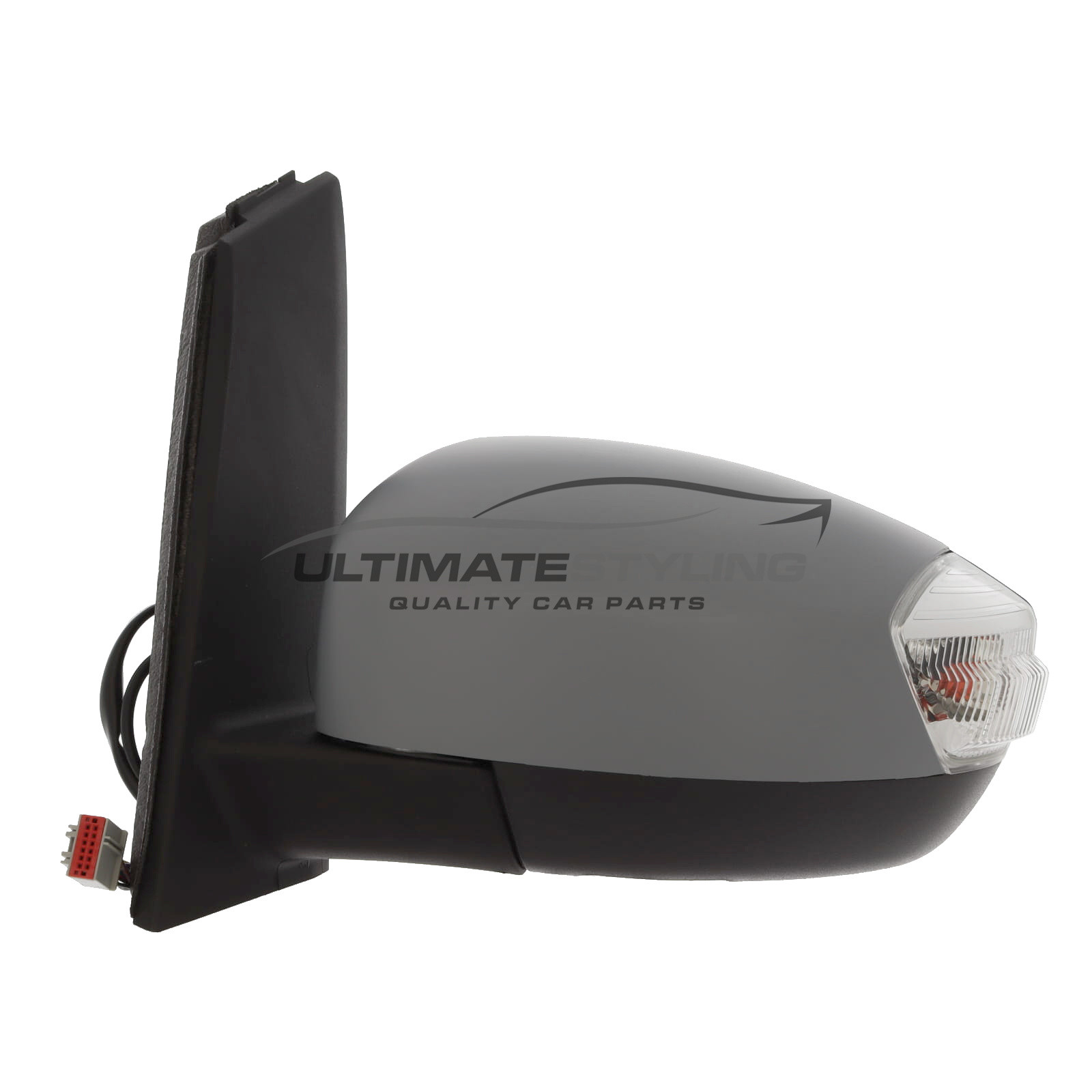 Ford C-MAX Wing Mirror / Door Mirror - Passenger Side (LH) - Electric adjustment - Heated Glass - Power Folding - Indicator - Puddle Light - Temperature Sensor - Primed