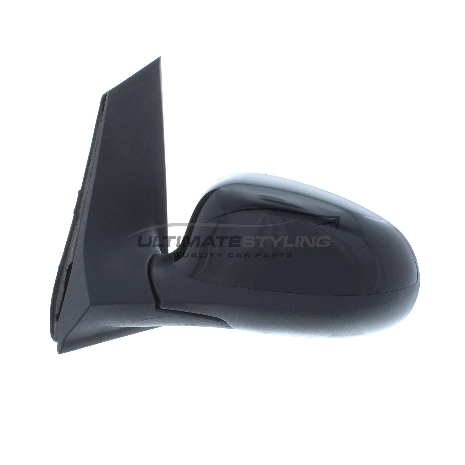 Ford Ka Wing Mirror / Door Mirror - Passenger Side (LH) - Cable adjustment - Non-Heated Glass - Black