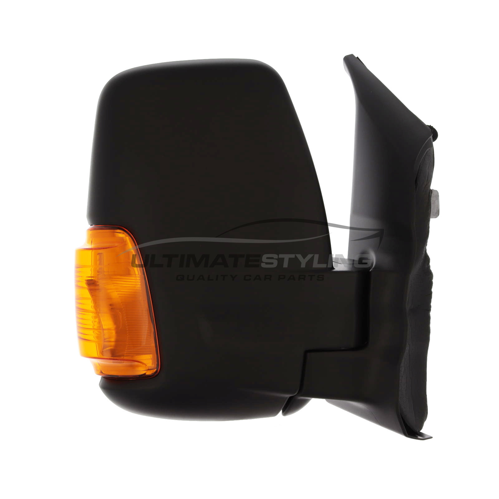 Ford Transit Wing Mirror / Door Mirror - Drivers Side (RH) - Electric adjustment - Heated Glass - Indicator - Black - Textured