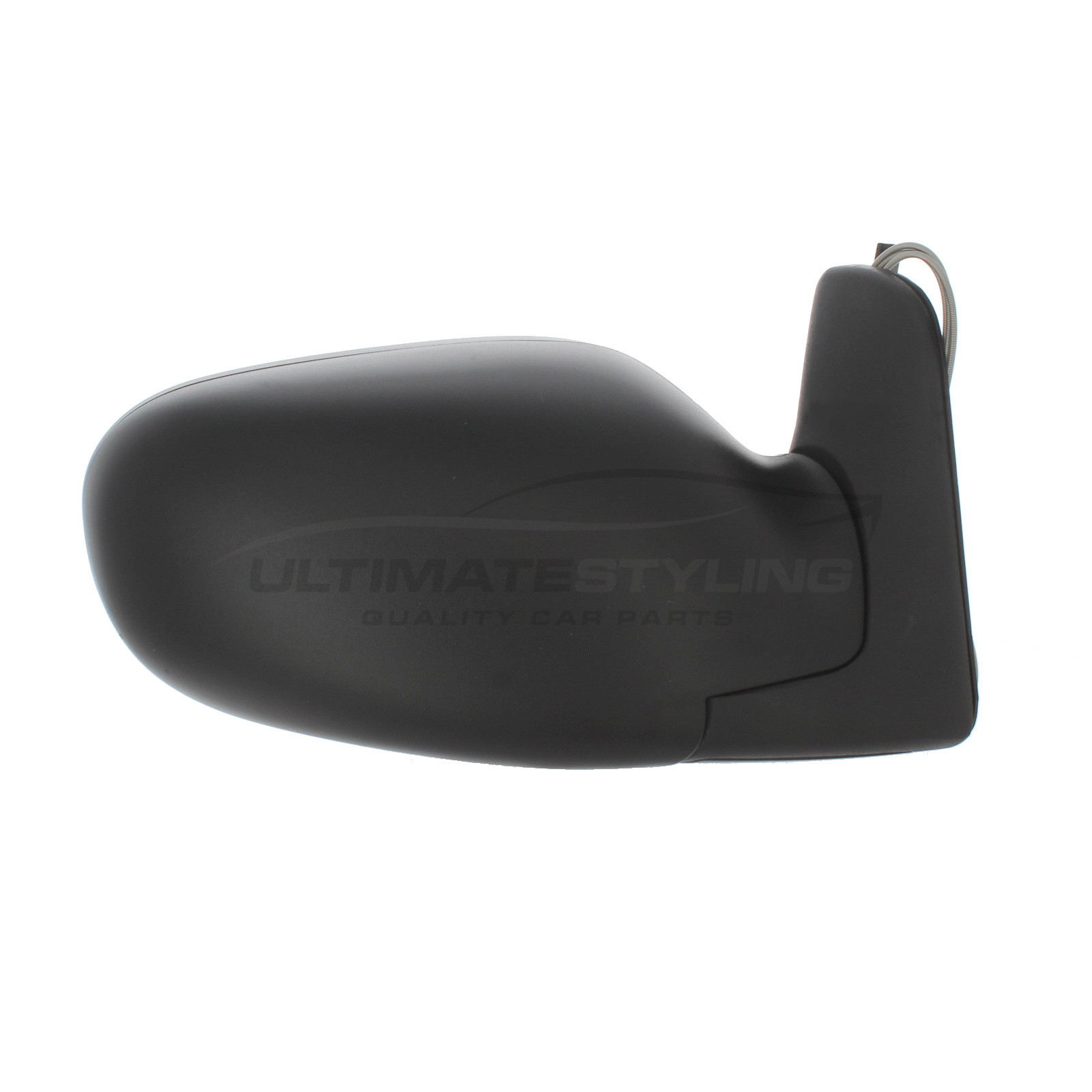 Ford Galaxy, LTI TX1 / TX2 / TX4, MCW Metrocab, Seat Alhambra, Volkswagen Sharan Wing Mirror / Door Mirror - Drivers Side (RH) - Cable adjustment - Non-Heated Glass - Black