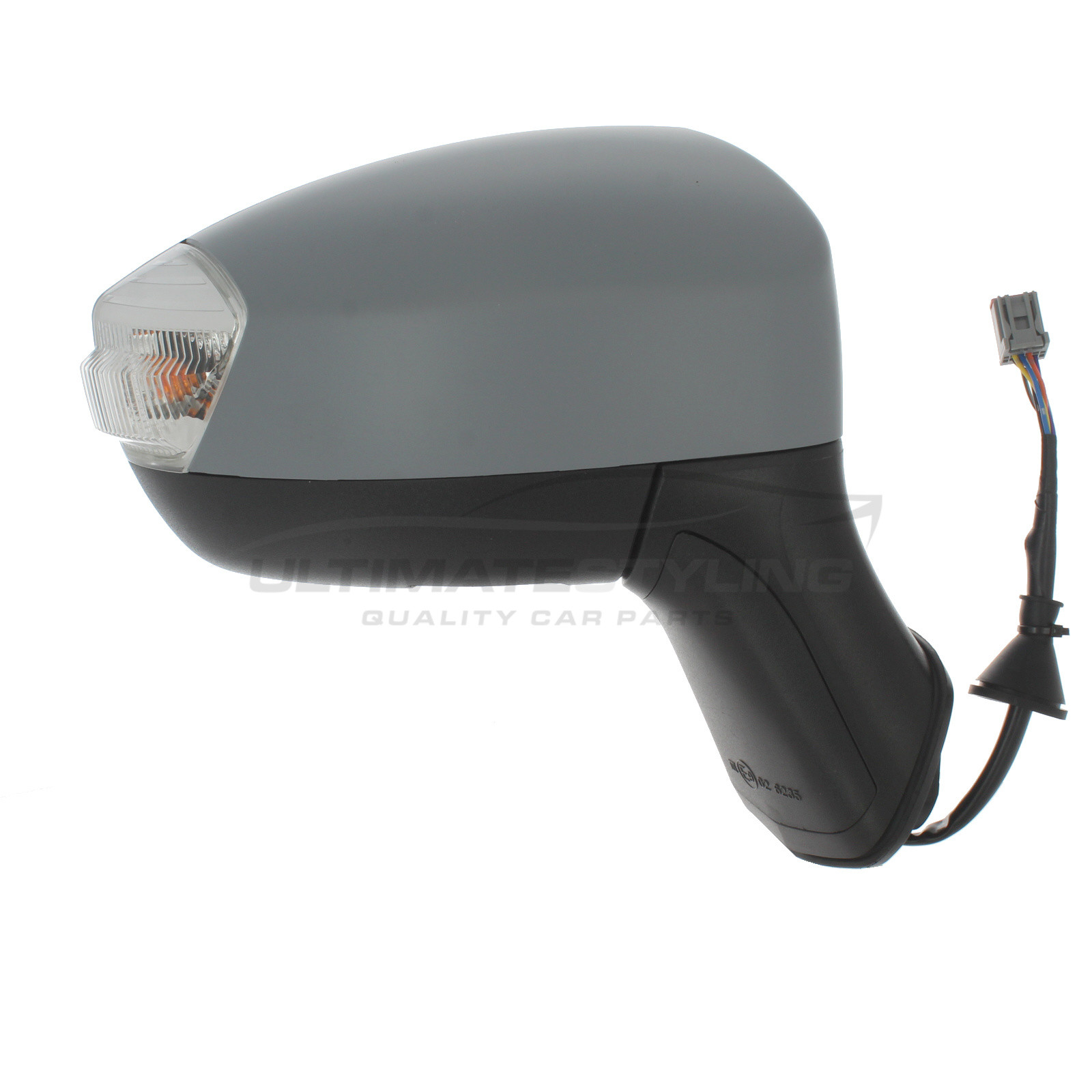 Ford Kuga Wing Mirror / Door Mirror - Drivers Side (RH) - Electric adjustment - Heated Glass - Indicator - Puddle Light - Primed