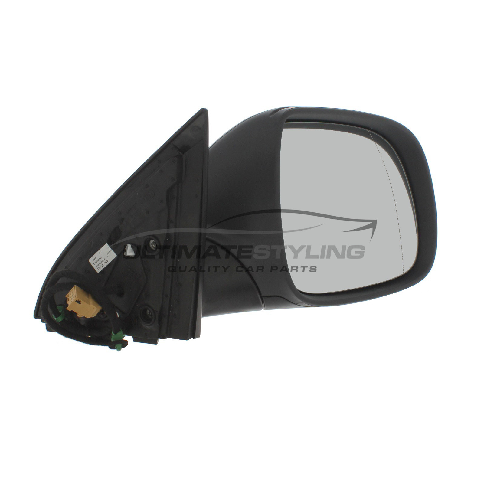 Volkswagen Touareg Wing Mirror / Door Mirror - Drivers Side (RH) - Electric adjustment - Heated Glass - Power Folding - Indicator - Puddle Light - Primed