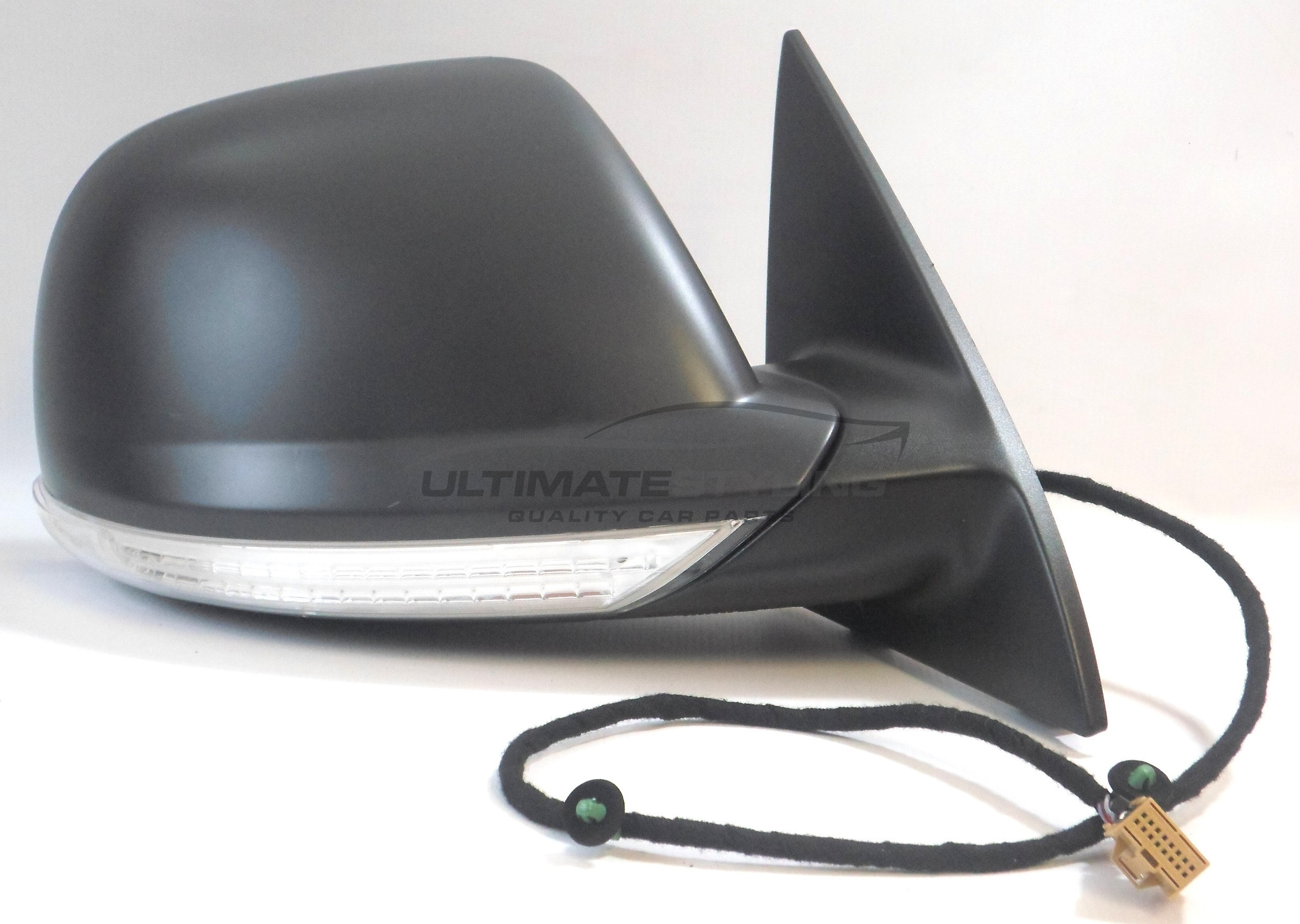 Volkswagen Touareg Wing Mirror / Door Mirror - Drivers Side (RH) - Electric adjustment - Heated Glass - Power Folding - Indicator - Puddle Light - Primed