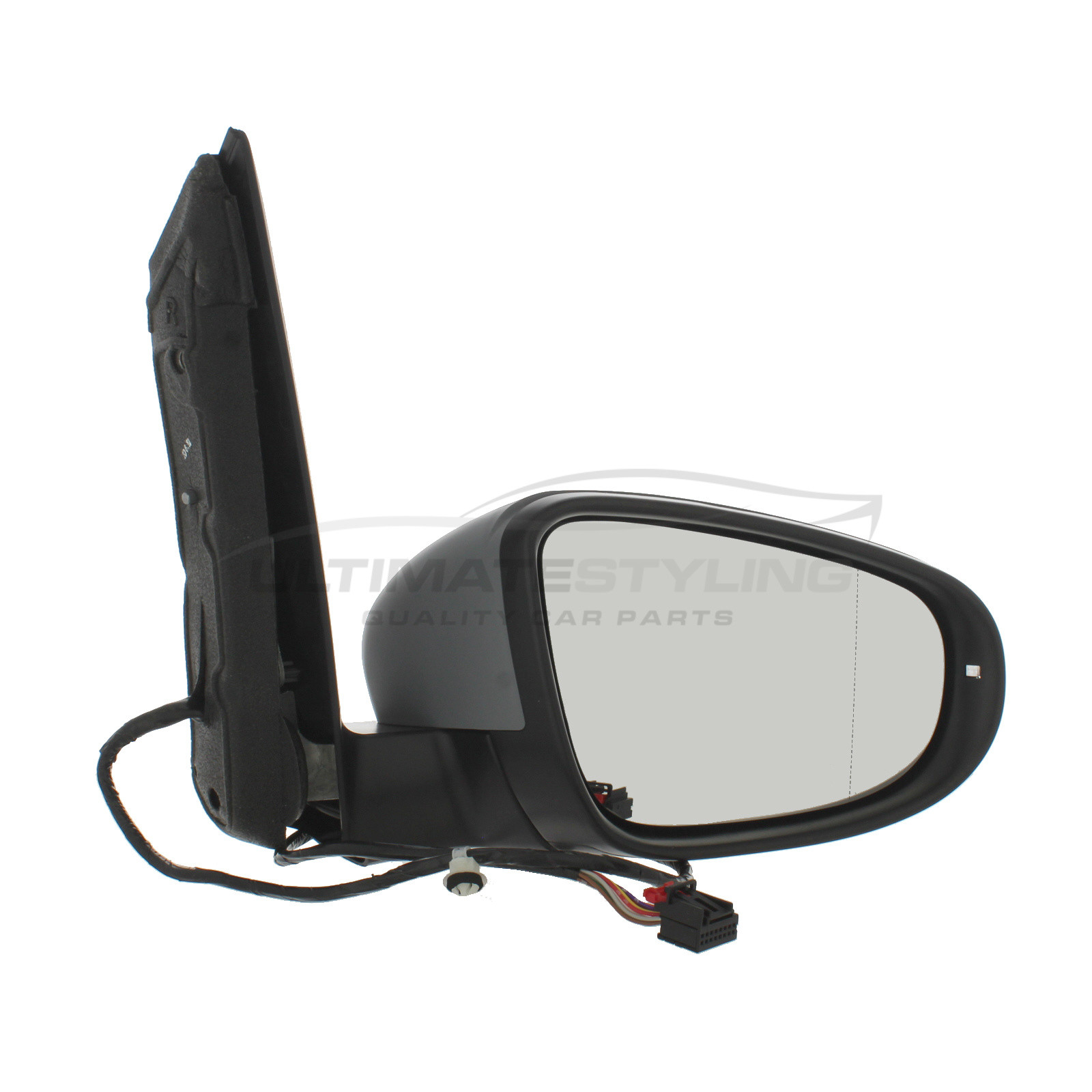 Volkswagen Touran Wing Mirror / Door Mirror - Drivers Side (RH) - Electric adjustment - Heated Glass - Power Folding - Indicator - Puddle Light - Primed