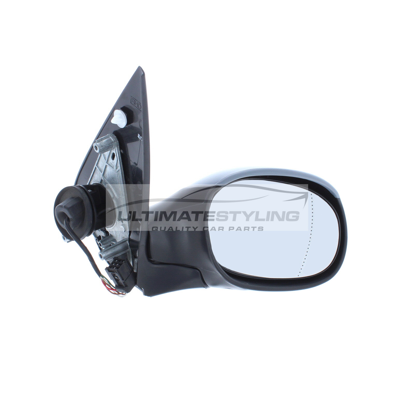 Peugeot 206 Wing Mirror / Door Mirror - Drivers Side (RH) - Electric adjustment - Heated Glass - Primed