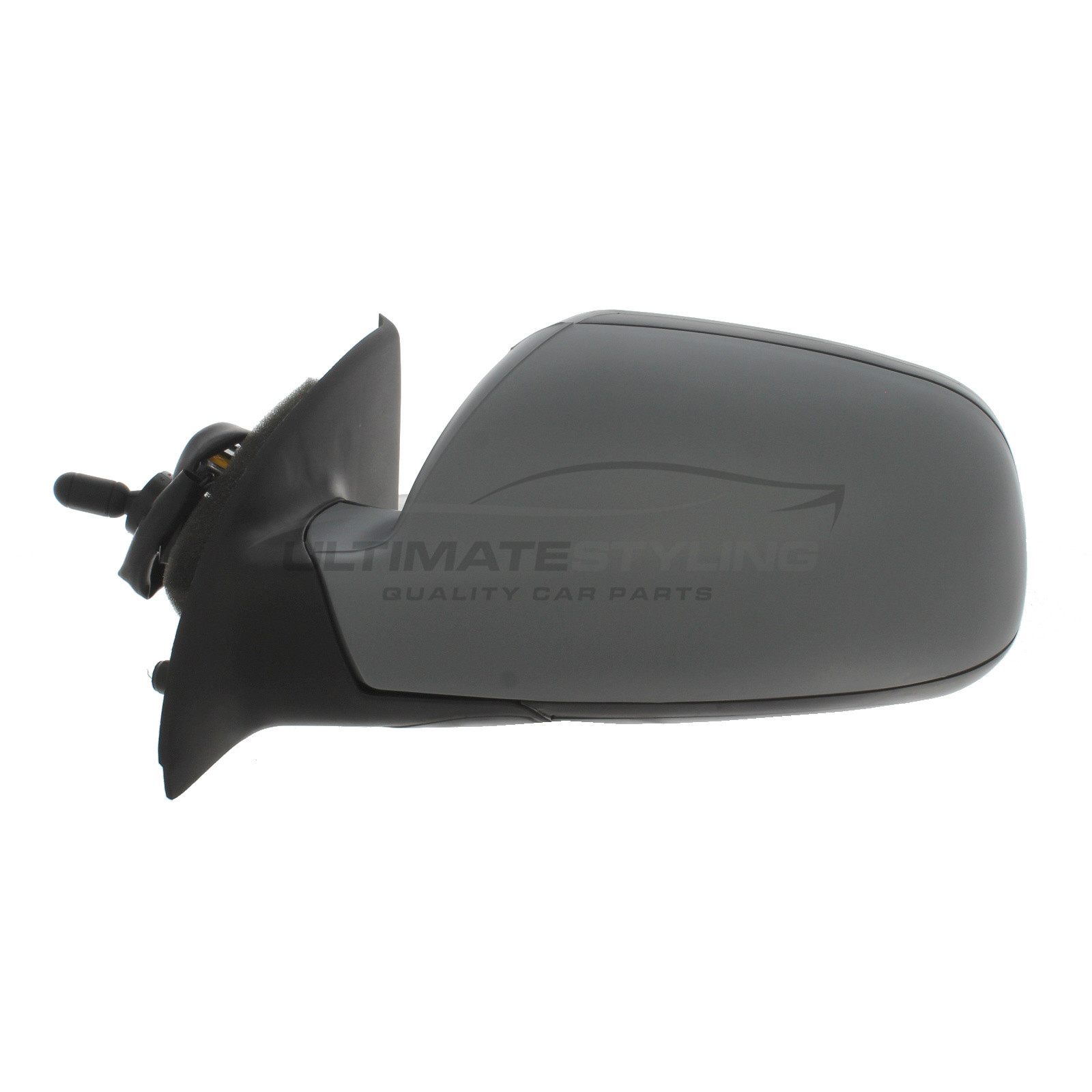Peugeot 307 Wing Mirror / Door Mirror - Passenger Side (LH) - Cable adjustment - Non-Heated Glass - Temperature Sensor - Primed