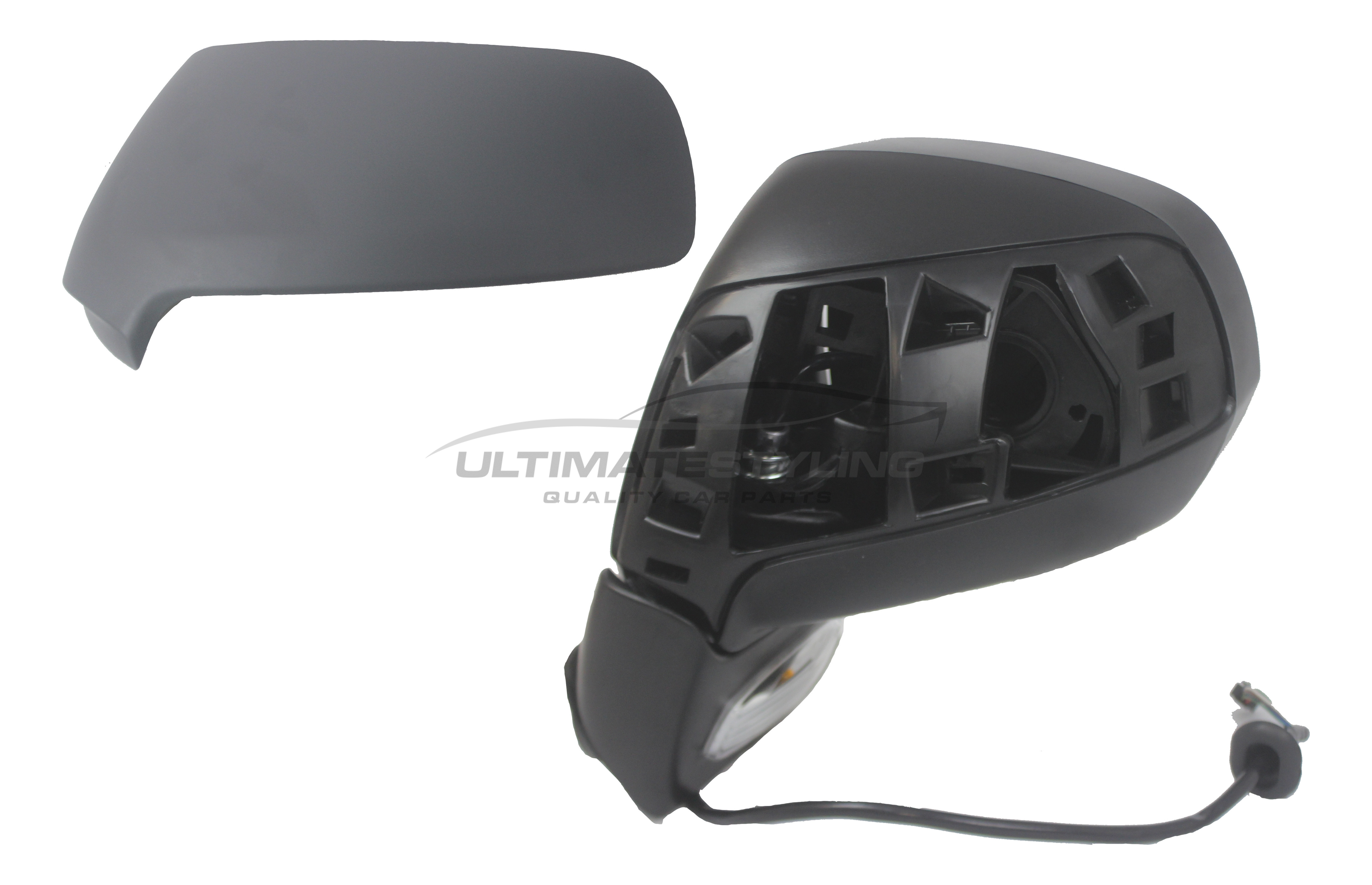 Peugeot 3008 / 5008 Wing Mirror / Door Mirror - Passenger Side (LH) - Electric adjustment - Heated Glass - Power Folding - Indicator - Puddle Light - Primed