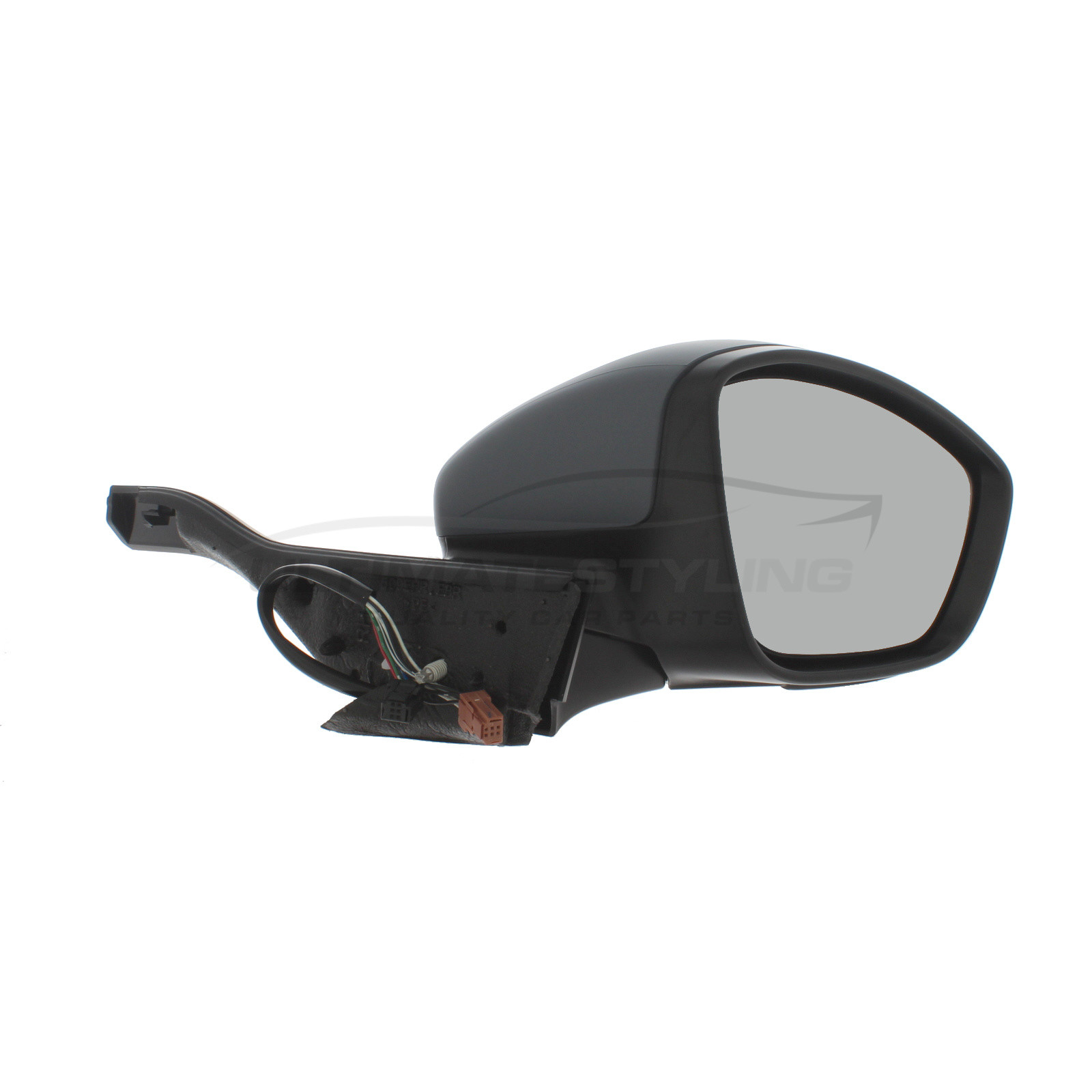 Peugeot 208 Wing Mirror / Door Mirror - Drivers Side (RH) - Electric adjustment - Heated Glass - Indicator - Temperature Sensor - Primed