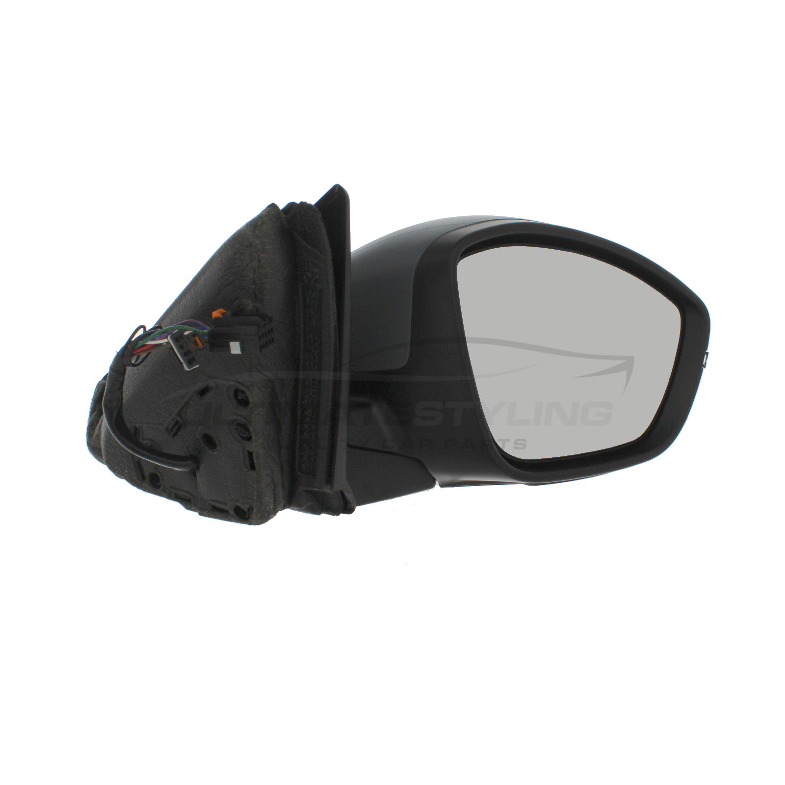 Peugeot 208 Wing Mirror / Door Mirror - Drivers Side (RH) - Electric adjustment - Heated Glass - Power Folding - Indicator - Puddle Light - Temperature Sensor - Primed