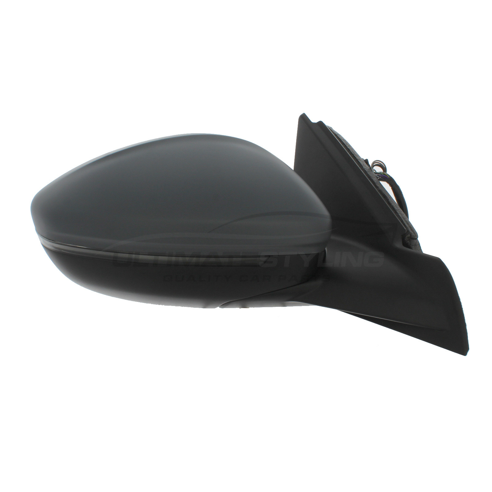 Peugeot 208, Vauxhall Corsa Wing Mirror / Door Mirror - Drivers Side (RH) - Electric adjustment - Heated Glass - Power Folding - Indicator - Puddle Light - Temperature Sensor - Primed
