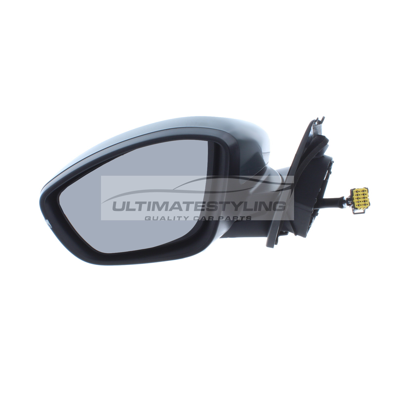 Peugeot 308 Wing Mirror / Door Mirror - Passenger Side (LH) - Electric adjustment - Heated Glass - Power Folding - Indicator - Puddle Light - Primed