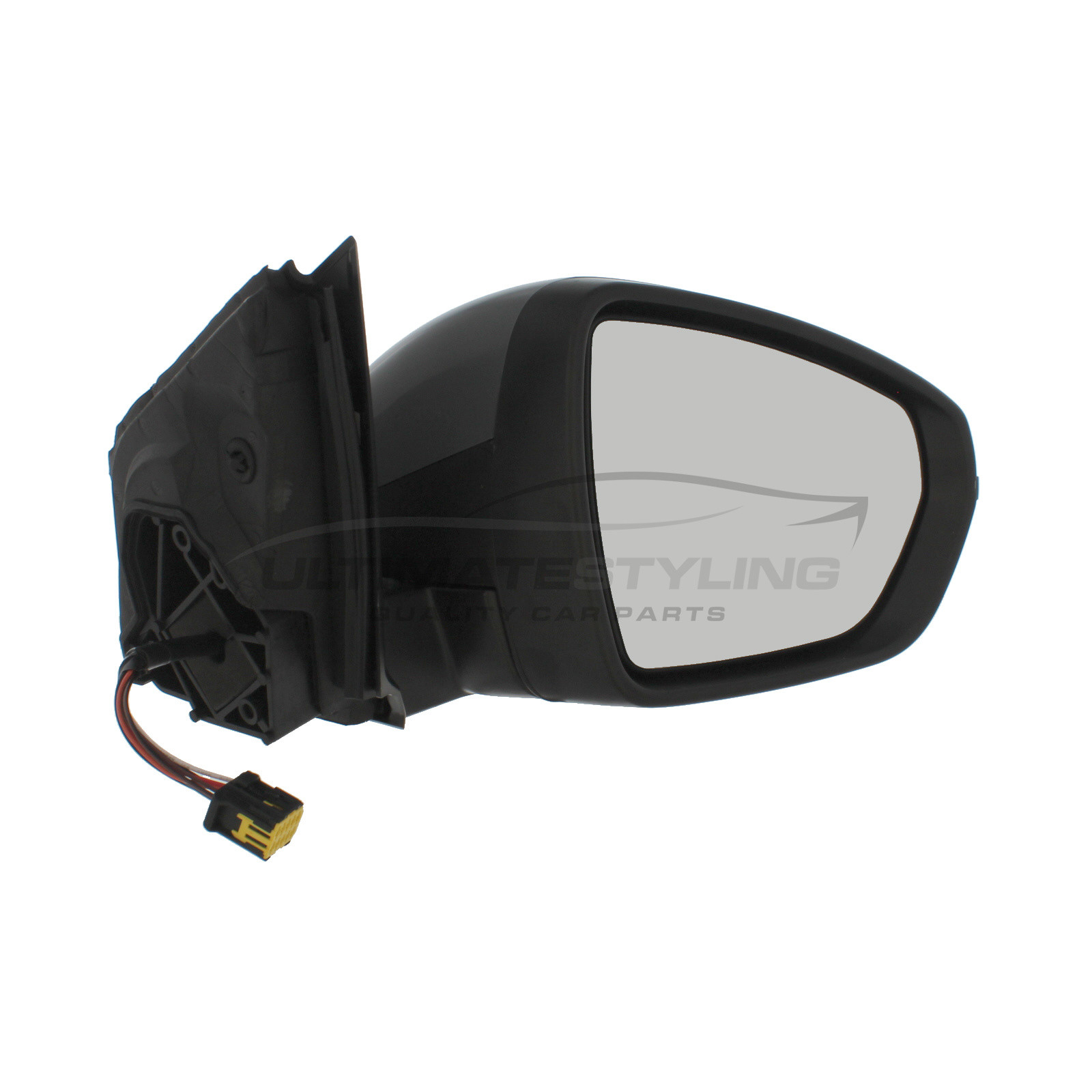 Peugeot 3008 Wing Mirror / Door Mirror - Drivers Side (RH) - Electric adjustment - Heated Glass - Indicator - Temperature Sensor - Primed