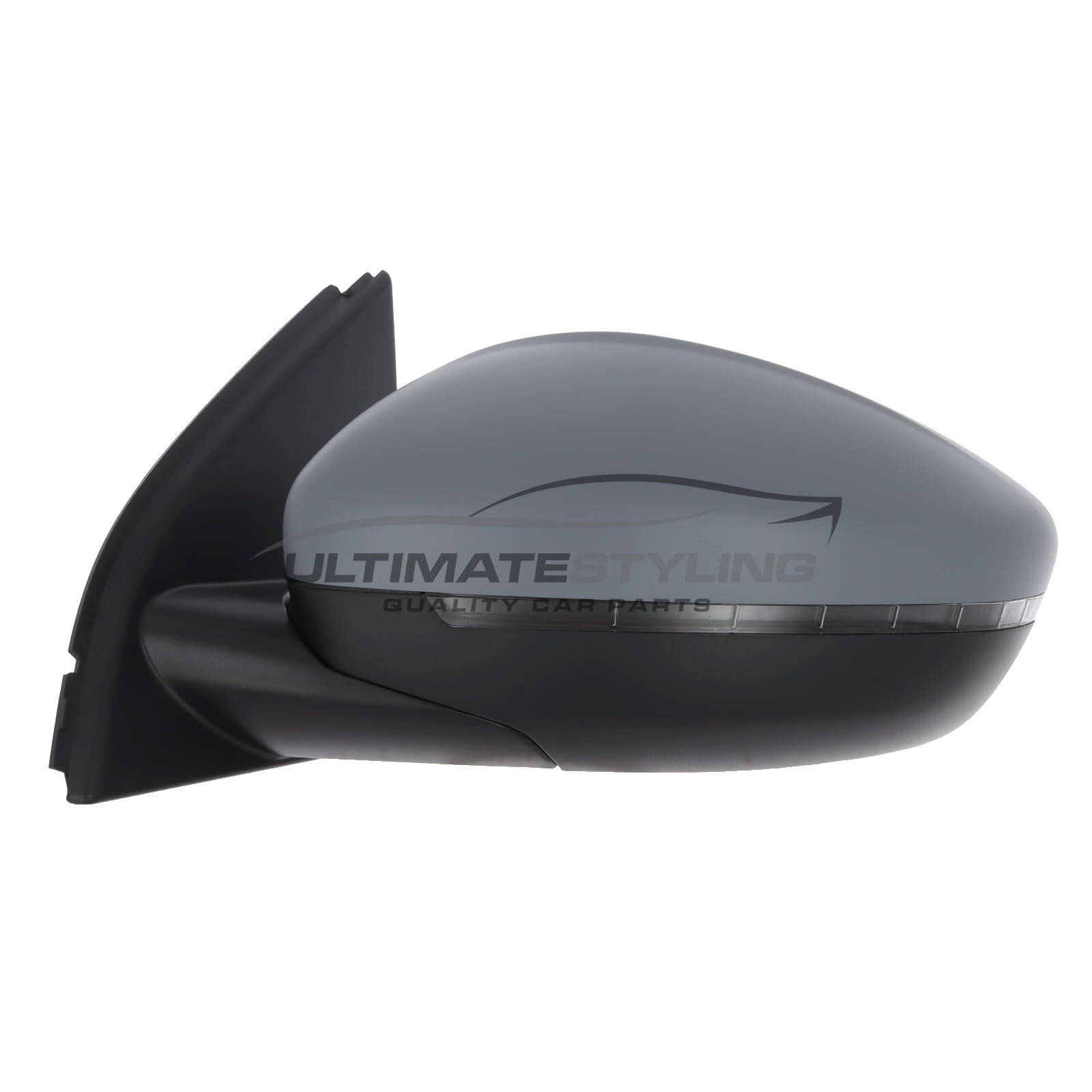 Peugeot 308 Wing Mirror / Door Mirror - Passenger Side (LH) - Electric adjustment - Heated Glass - Power Folding - Indicator - Puddle Light - Primed