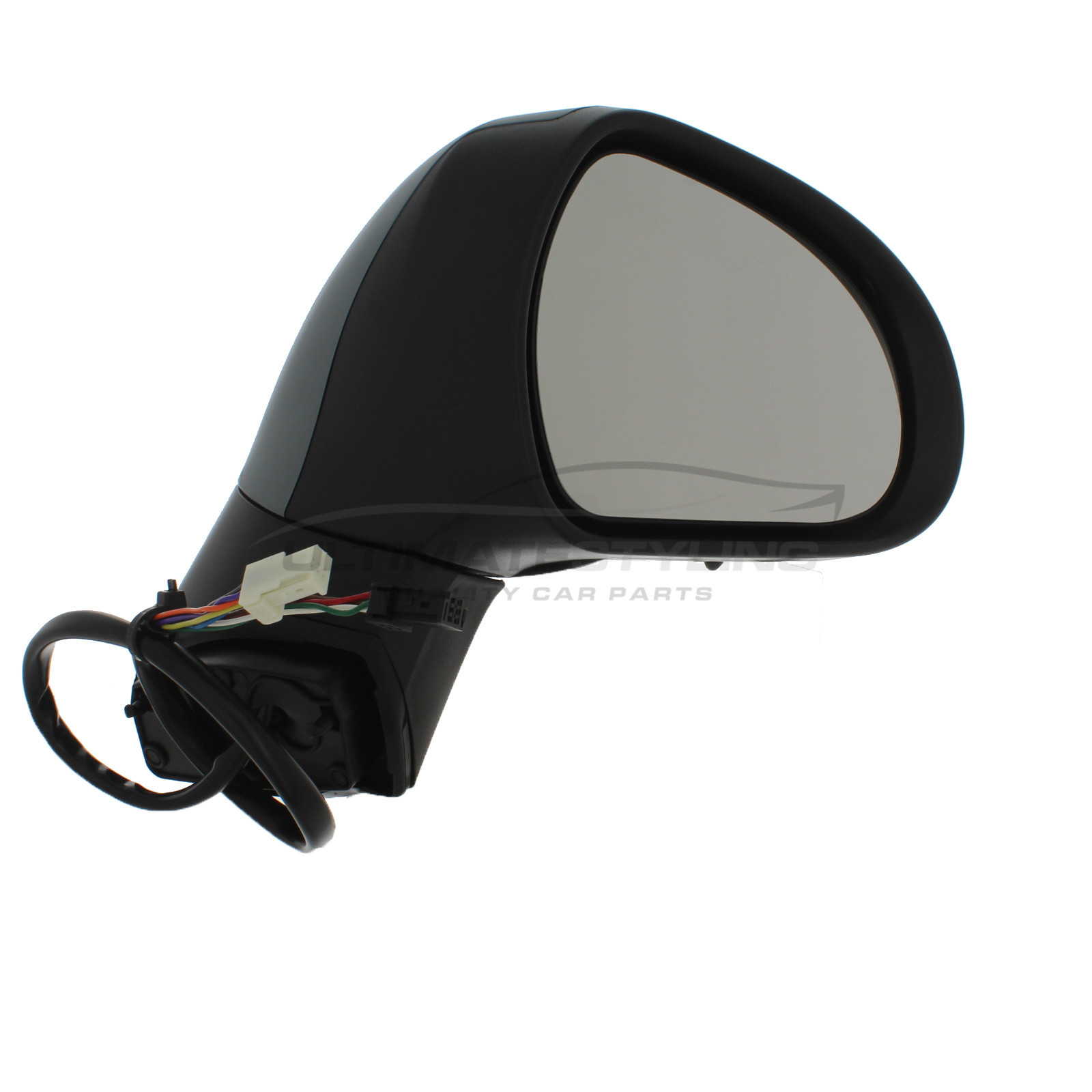 Peugeot 207 Wing Mirror / Door Mirror - Drivers Side (RH) - Electric adjustment - Heated Glass - Power Folding - Indicator - Temperature Sensor - Primed