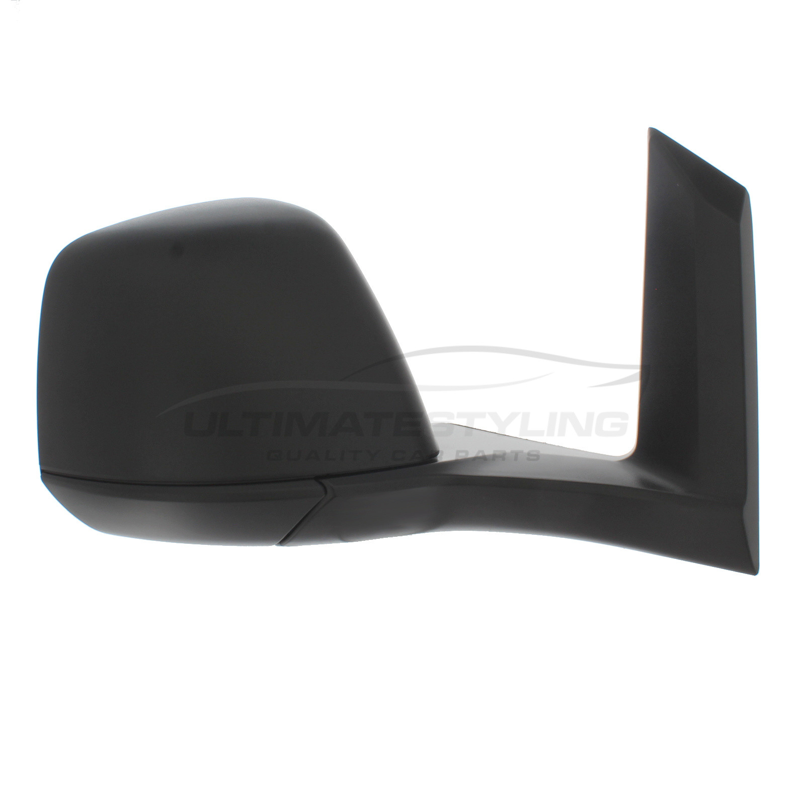 Ford Tourneo Connect / Transit Connect Wing Mirror / Door Mirror - Drivers Side (RH) - Manual adjustment - Non-Heated Glass - Black