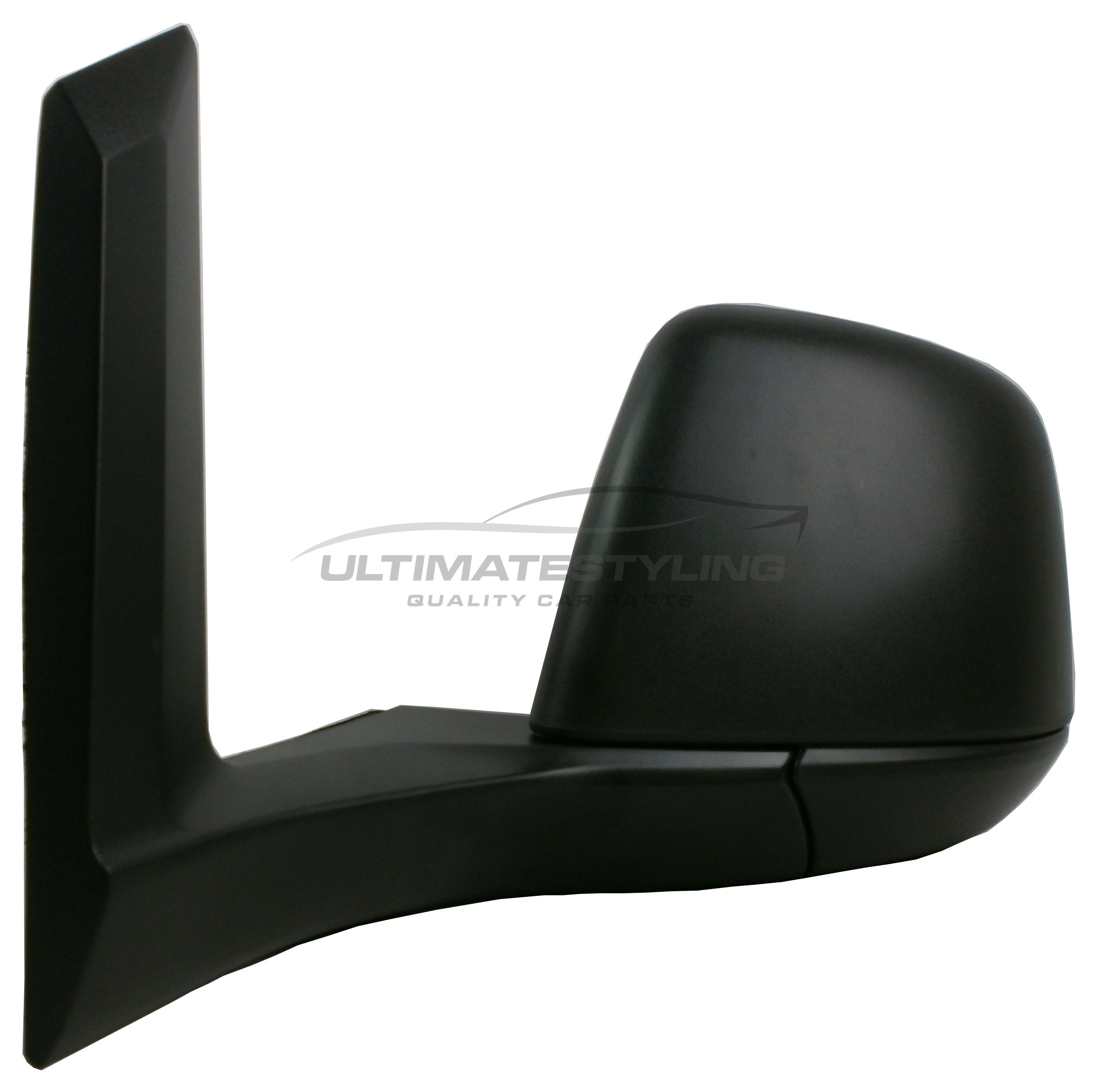 Ford Tourneo Connect / Transit Connect Wing Mirror / Door Mirror - Passenger Side (LH) - Manual adjustment - Non-Heated Glass - Black
