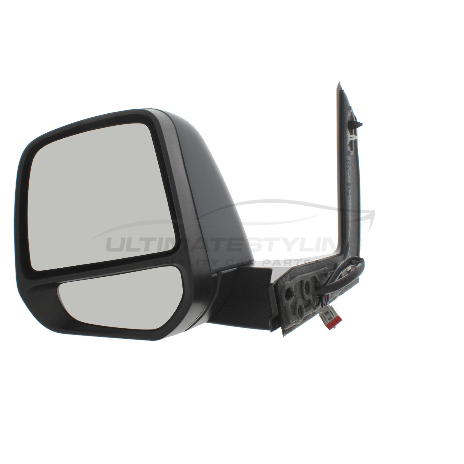 Ford Tourneo Connect / Transit Connect Wing Mirror / Door Mirror - Passenger Side (LH) - Electric adjustment - Heated Glass - Power Folding - Primed