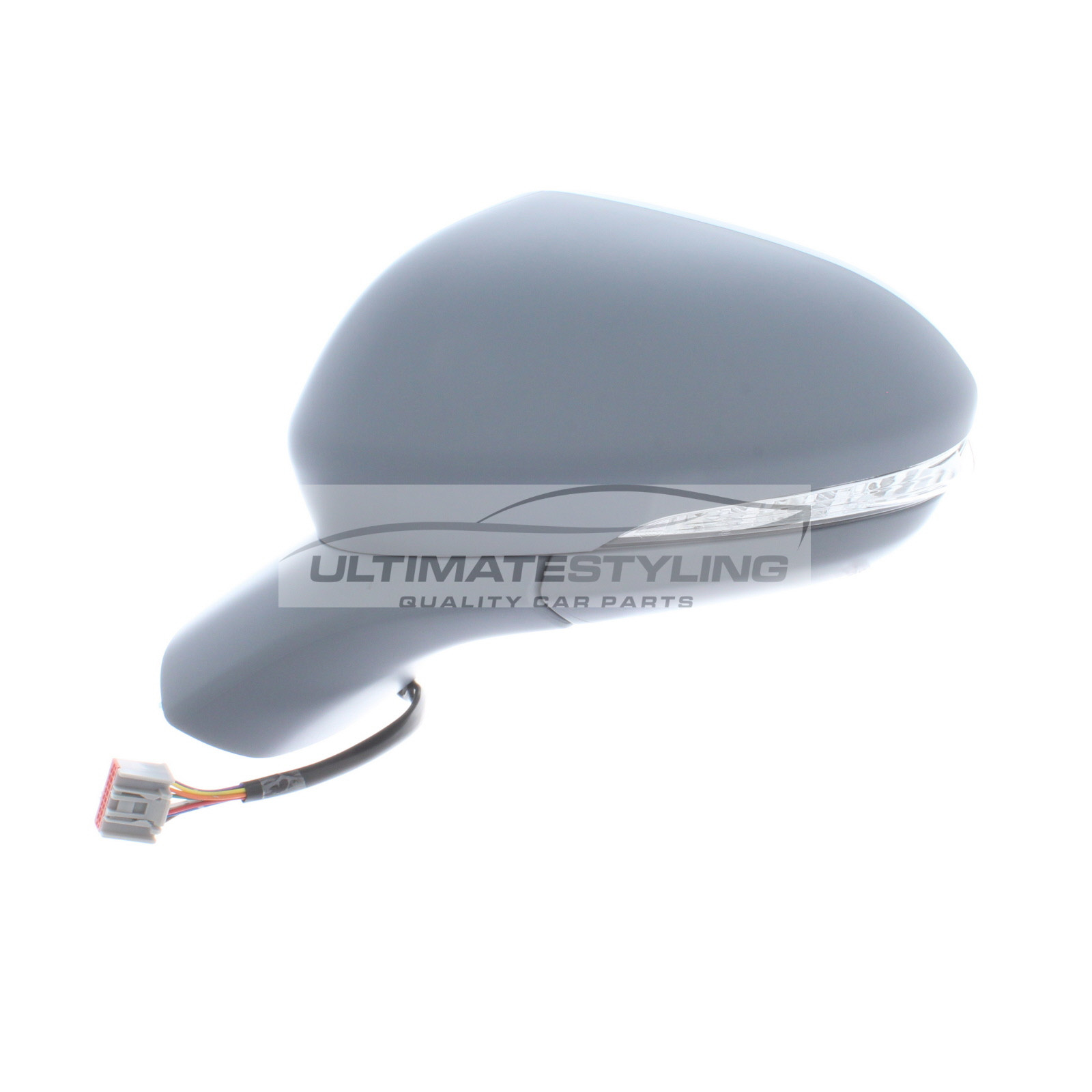 Ford Mondeo Wing Mirror / Door Mirror - Passenger Side (LH) - Electric adjustment - Heated Glass - Power Folding - Indicator - Puddle Light - Primed Cover & Primed Arm