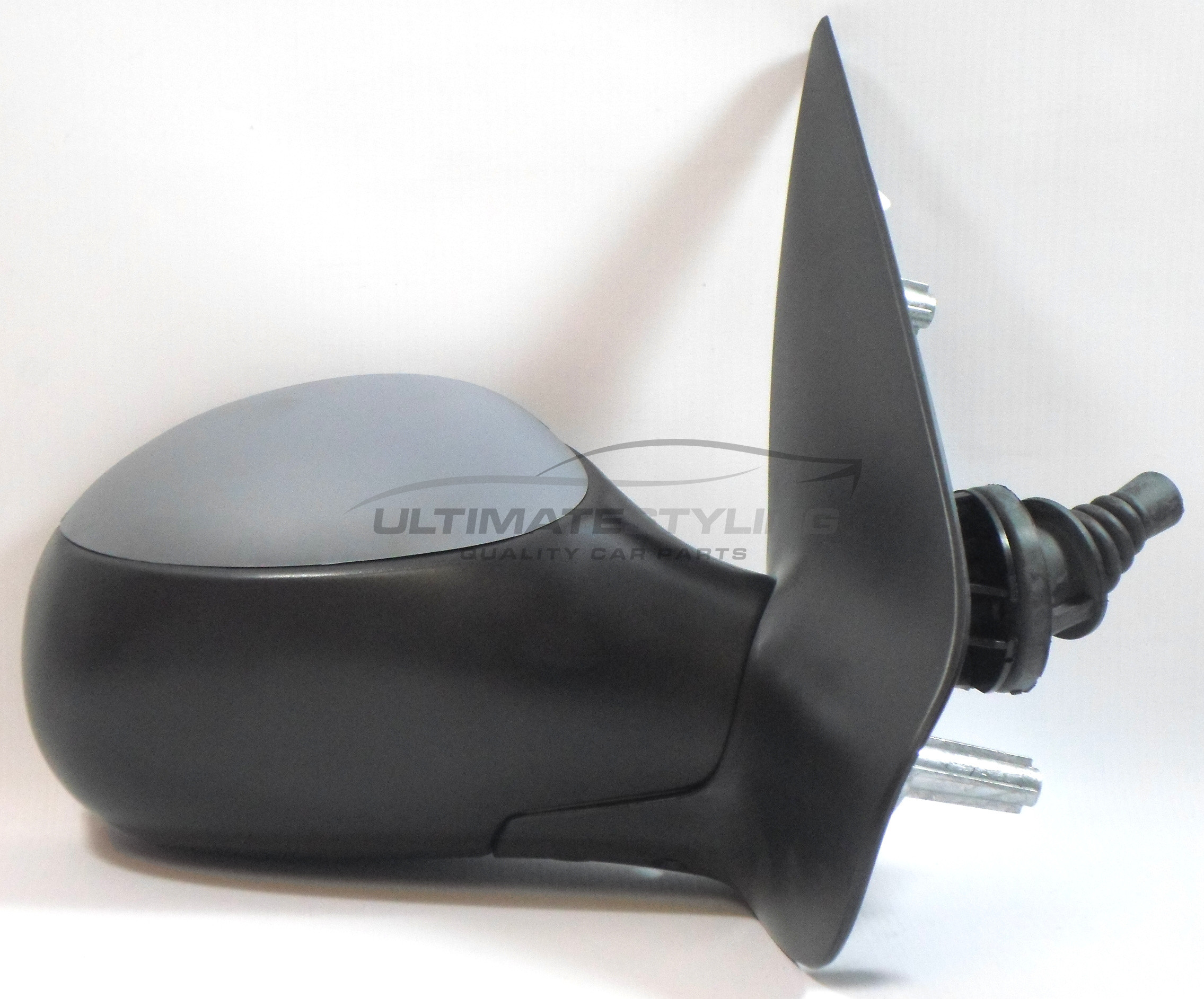 Peugeot 206 Wing Mirror / Door Mirror - Drivers Side (RH) - Cable adjustment - Non-Heated Glass - Primed