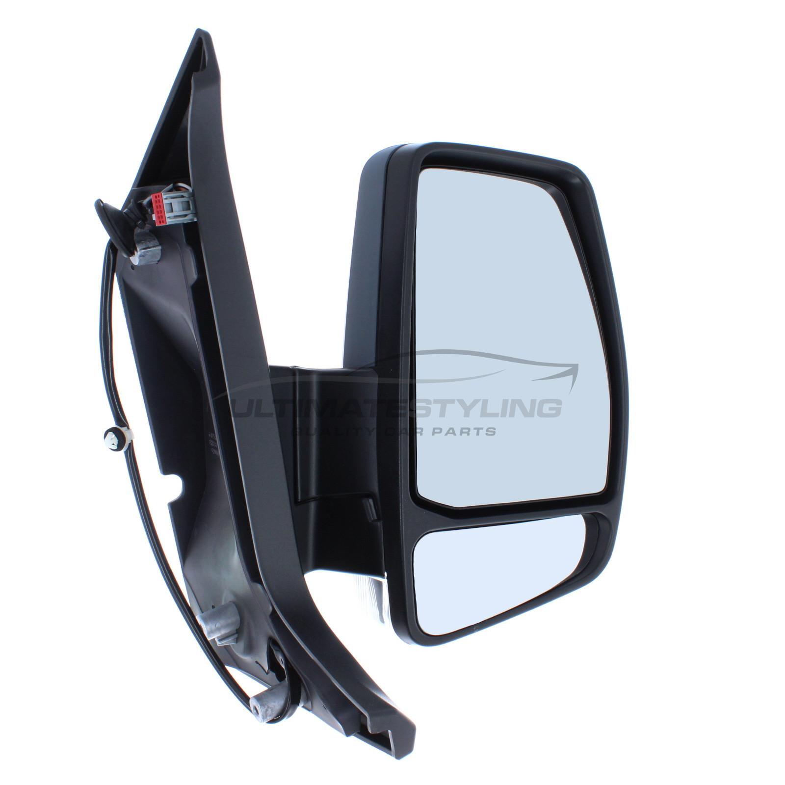Ford Tourneo Custom / Transit Custom Wing Mirror / Door Mirror - Drivers Side (RH) - Manual adjustment - Non-Heated Glass - Indicator - Primed