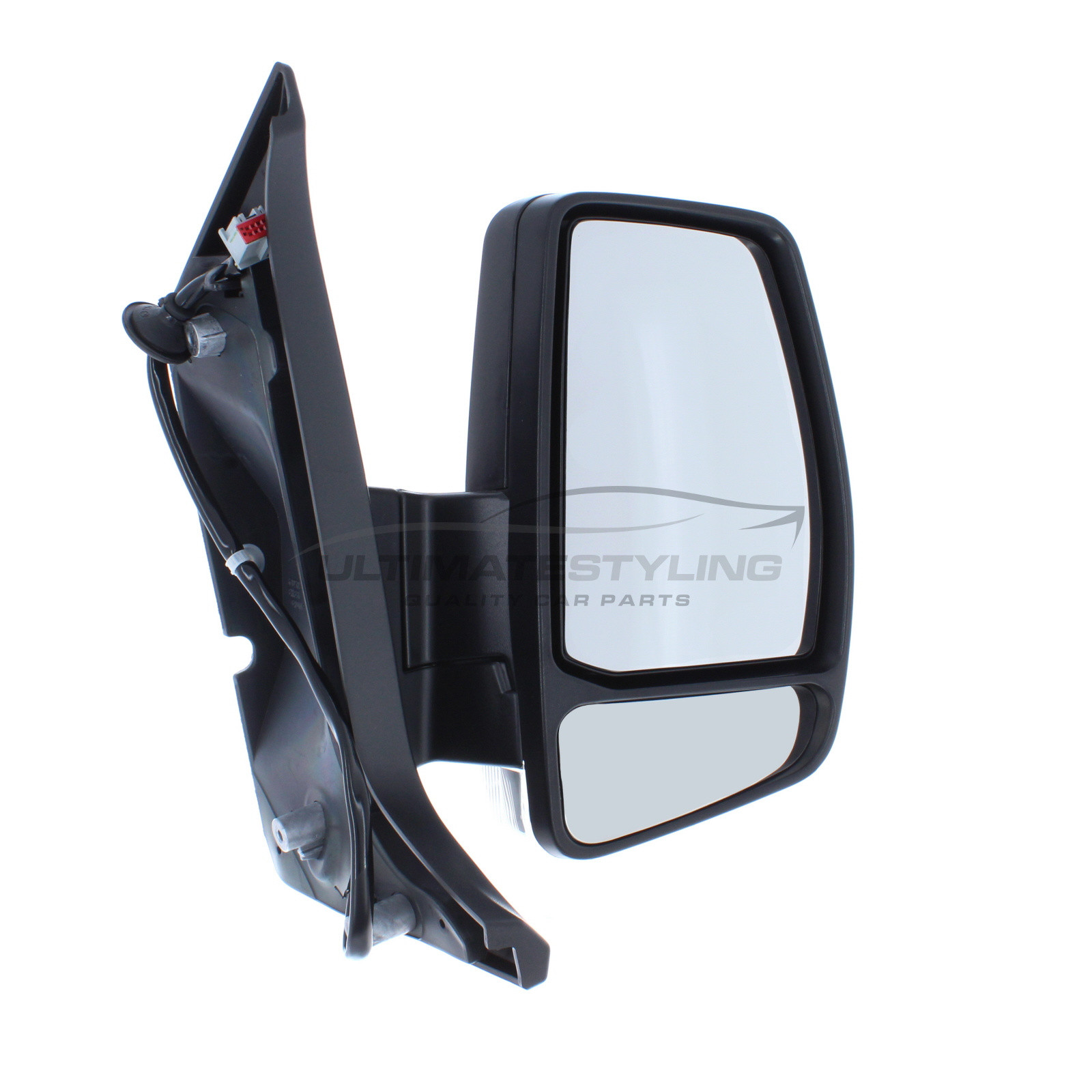 Ford Tourneo Custom / Transit Custom Wing Mirror / Door Mirror - Drivers Side (RH) - Electric adjustment - Heated Glass - Power Folding - Indicator - Black - Textured