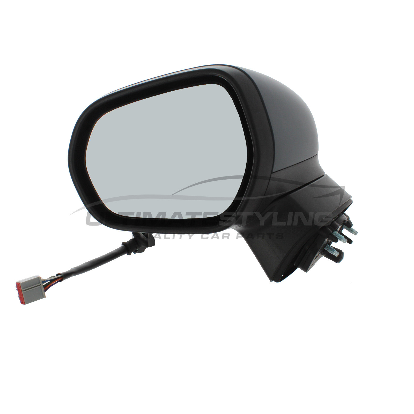 Ford Fiesta Wing Mirror / Door Mirror - Passenger Side (LH) - Electric adjustment - Heated Glass - Power Folding - Indicator - Puddle Light - Primed