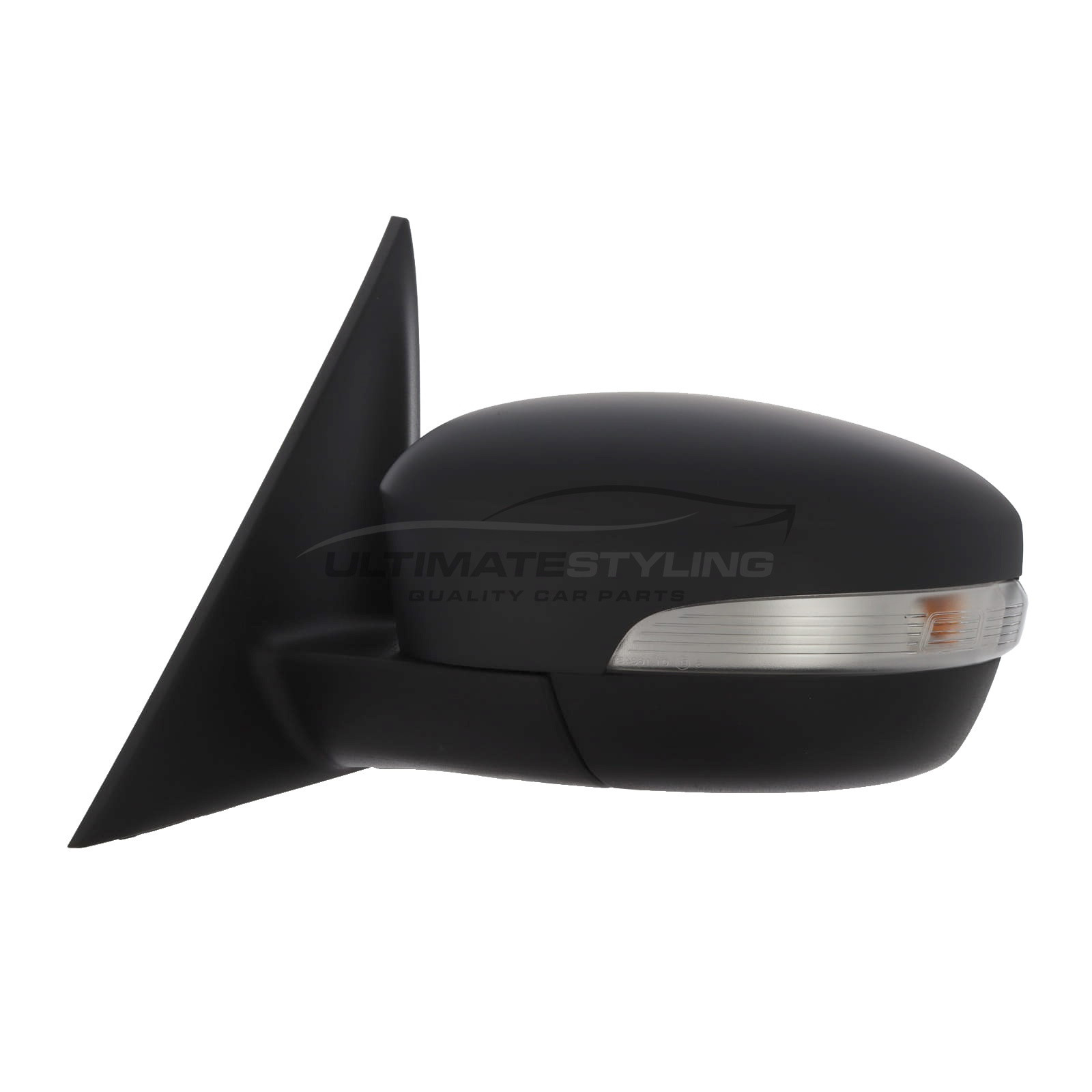 Ford Galaxy / S-MAX Wing Mirror / Door Mirror - Passenger Side (LH) - Electric adjustment - Heated Glass - Power Folding - Indicator - Puddle Light - Primed