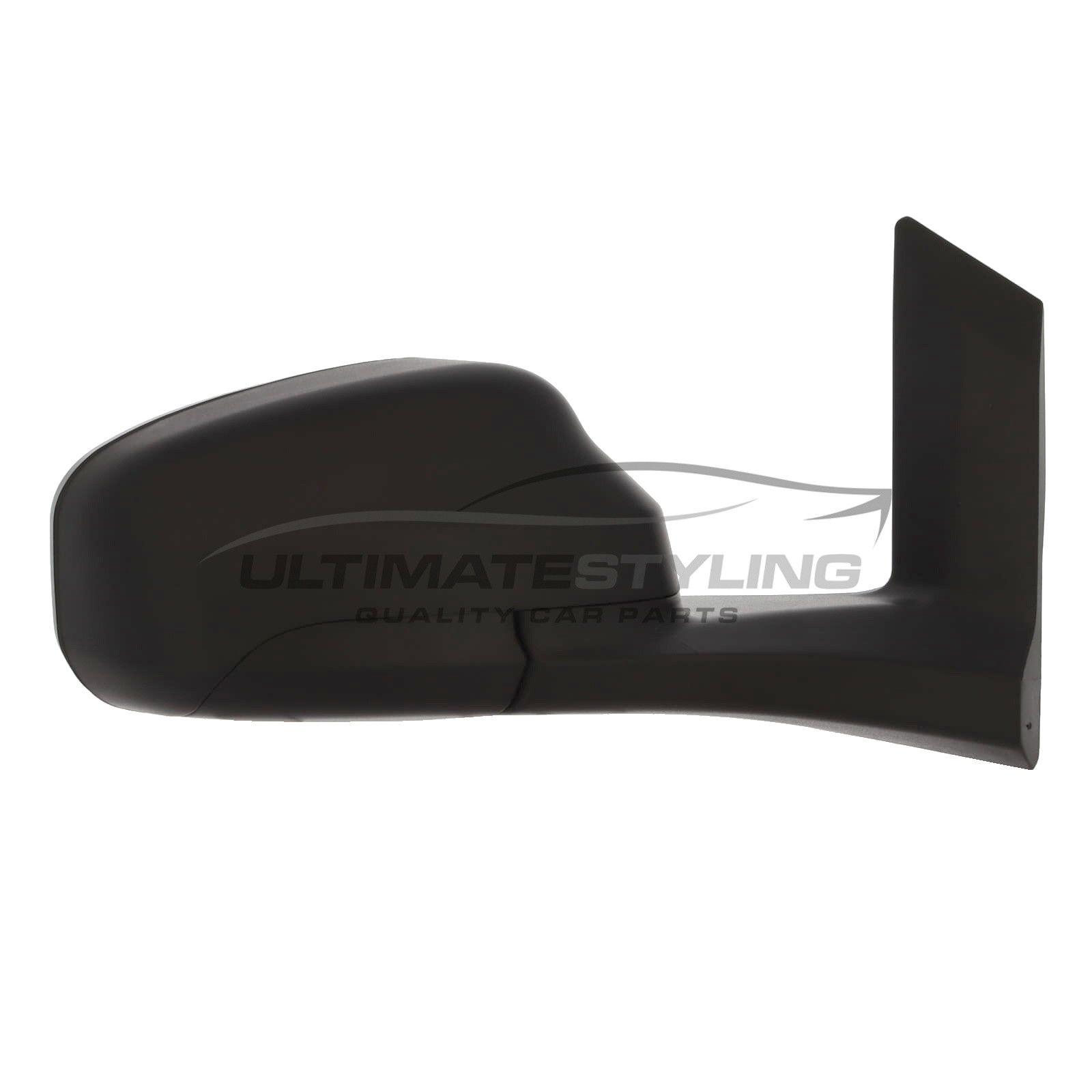 Ford Tourneo Courier / Transit Courier Wing Mirror / Door Mirror - Drivers Side (RH) - Manual adjustment - Non-Heated Glass - Black - Textured