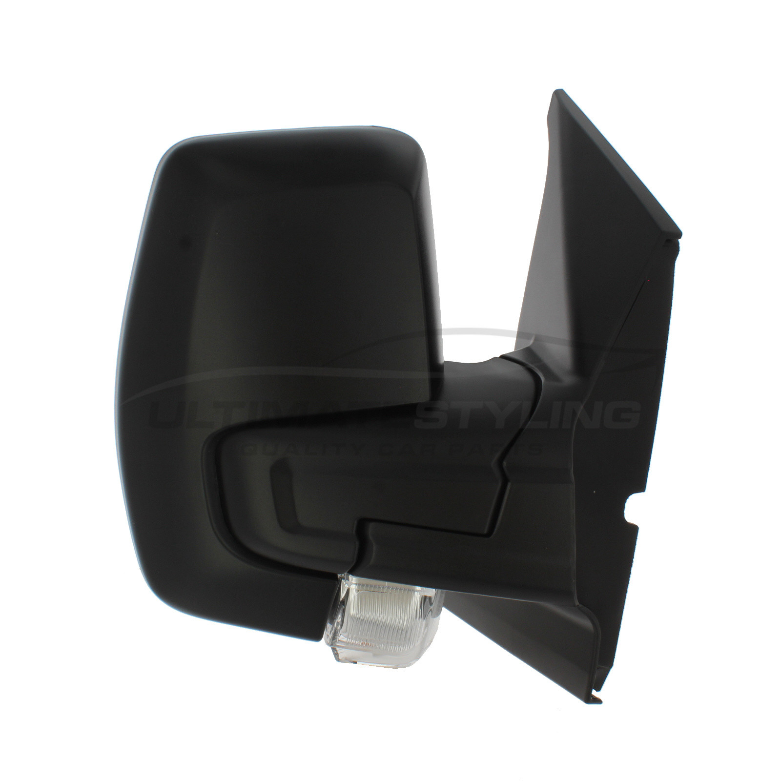 Ford Tourneo Custom / Transit Custom Wing Mirror / Door Mirror - Drivers Side (RH) - Electric adjustment - Heated Glass - Indicator - Black - Textured