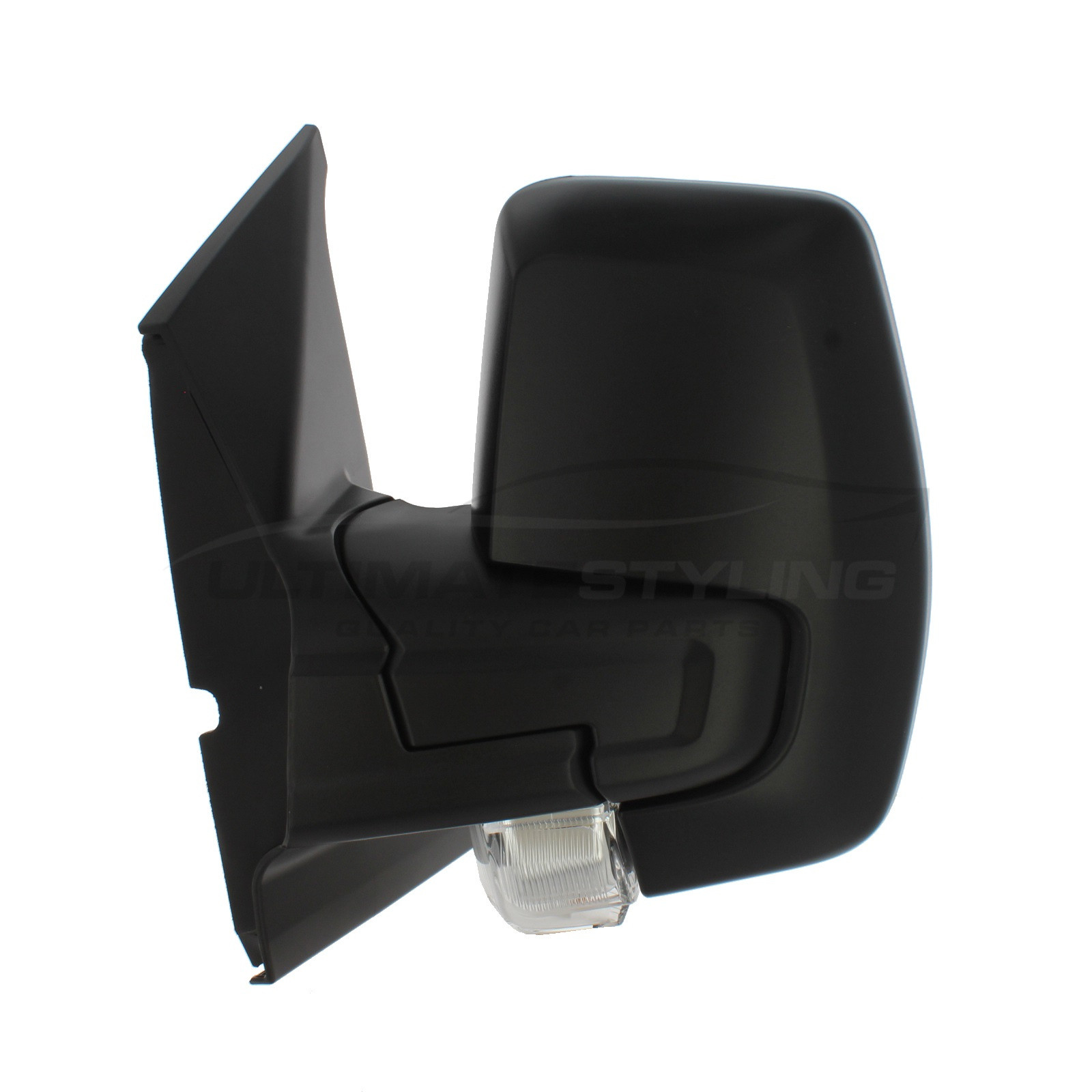 Ford Tourneo Custom / Transit Custom Wing Mirror / Door Mirror - Passenger Side (LH) - Electric adjustment - Heated Glass - Indicator - Black - Textured