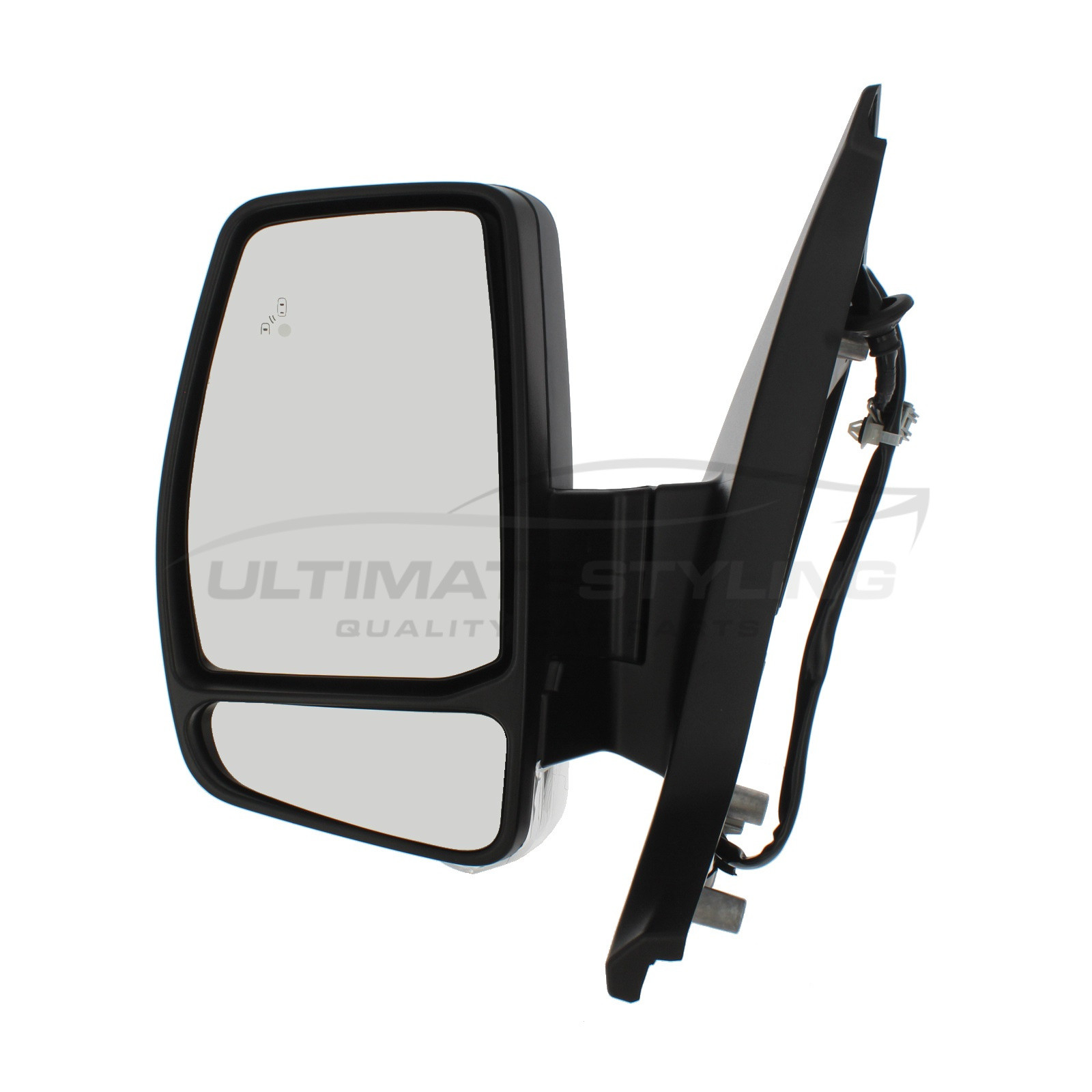 Ford Tourneo Custom / Transit Custom Wing Mirror / Door Mirror - Passenger Side (LH) - Electric adjustment - Heated Glass - Power Folding - Indicator - Primed