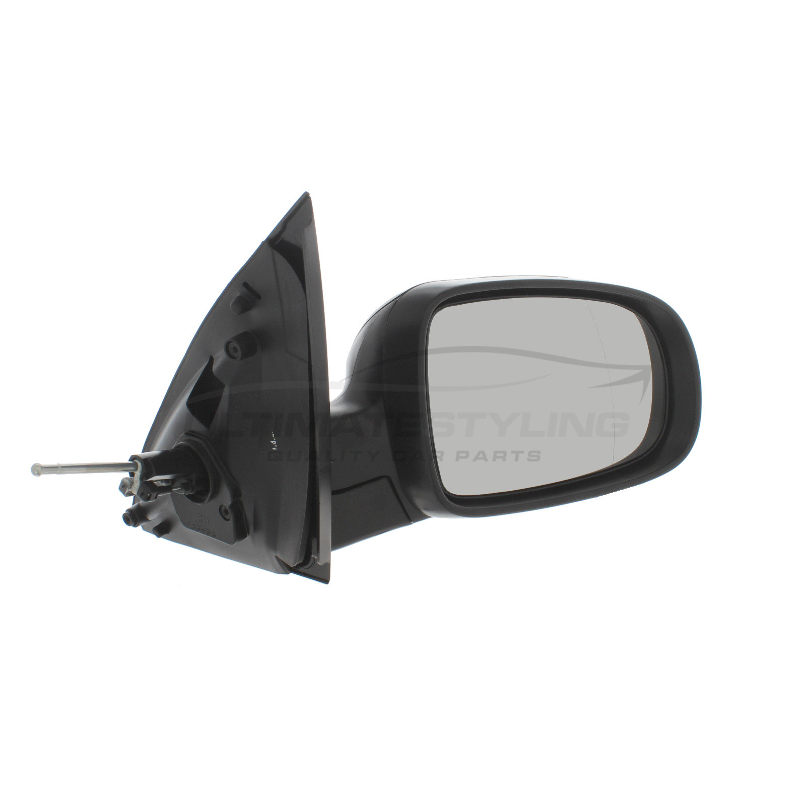 Vauxhall Corsa C 2000-2006 Wing Mirror / Door Mirror - Drivers Side (RH) - Cable adjustment - Black