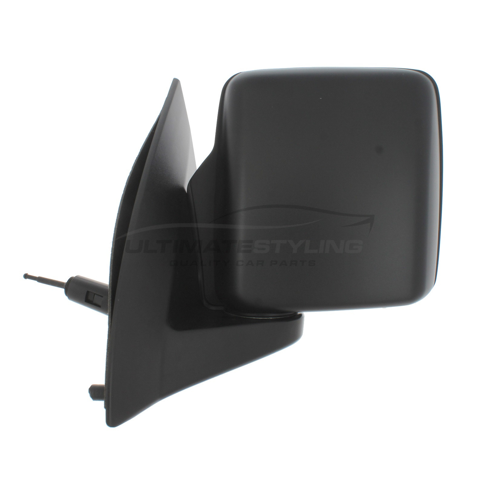 Vauxhall Combo 2001-2012 Wing Mirror / Door Mirror - Passenger Side (LH) - Cable adjustment - Black