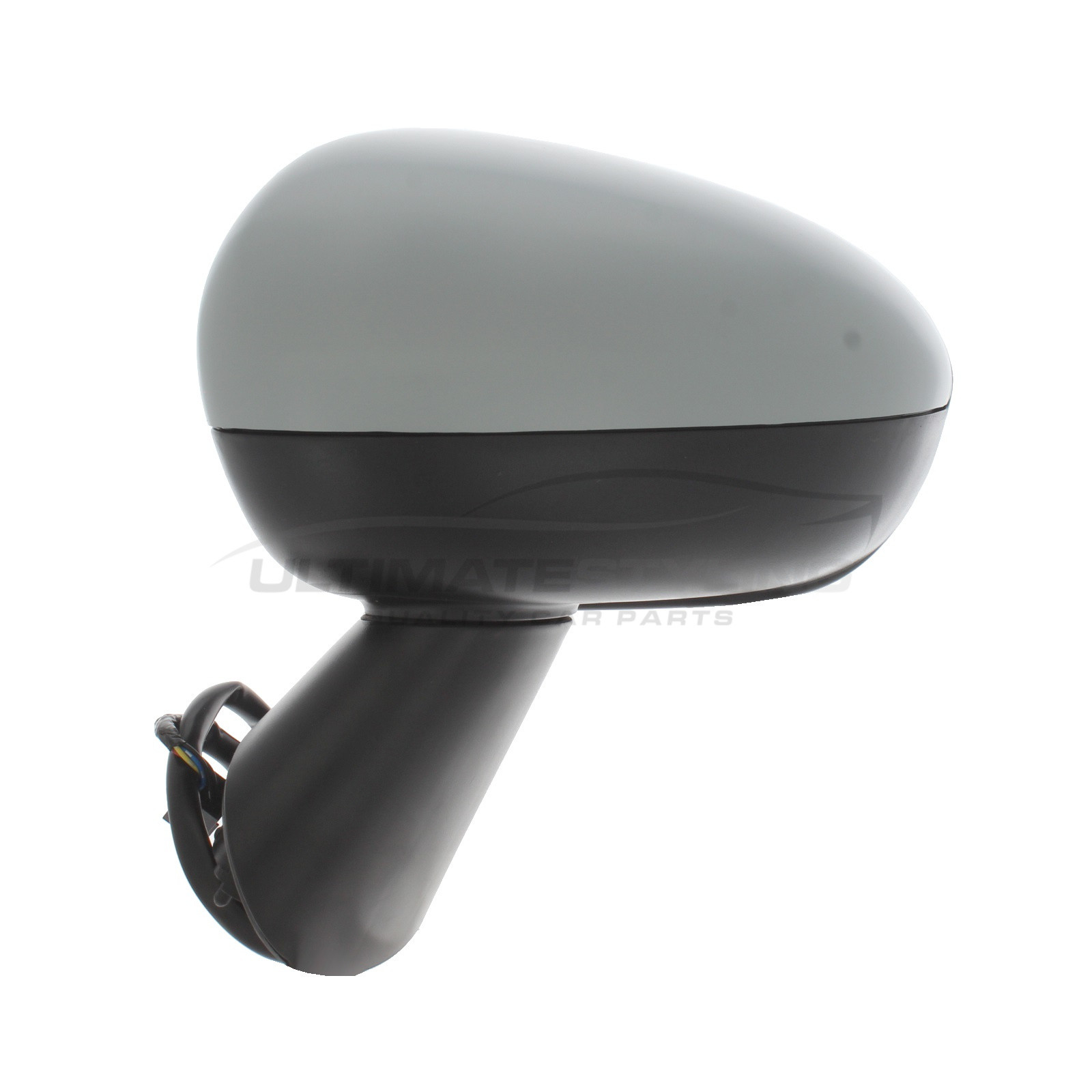 Vauxhall Meriva 2010-2017 Wing Mirror / Door Mirror - Passenger Side (LH) - Electric adjustment - Heated Glass - Black Arm & Primed Cover